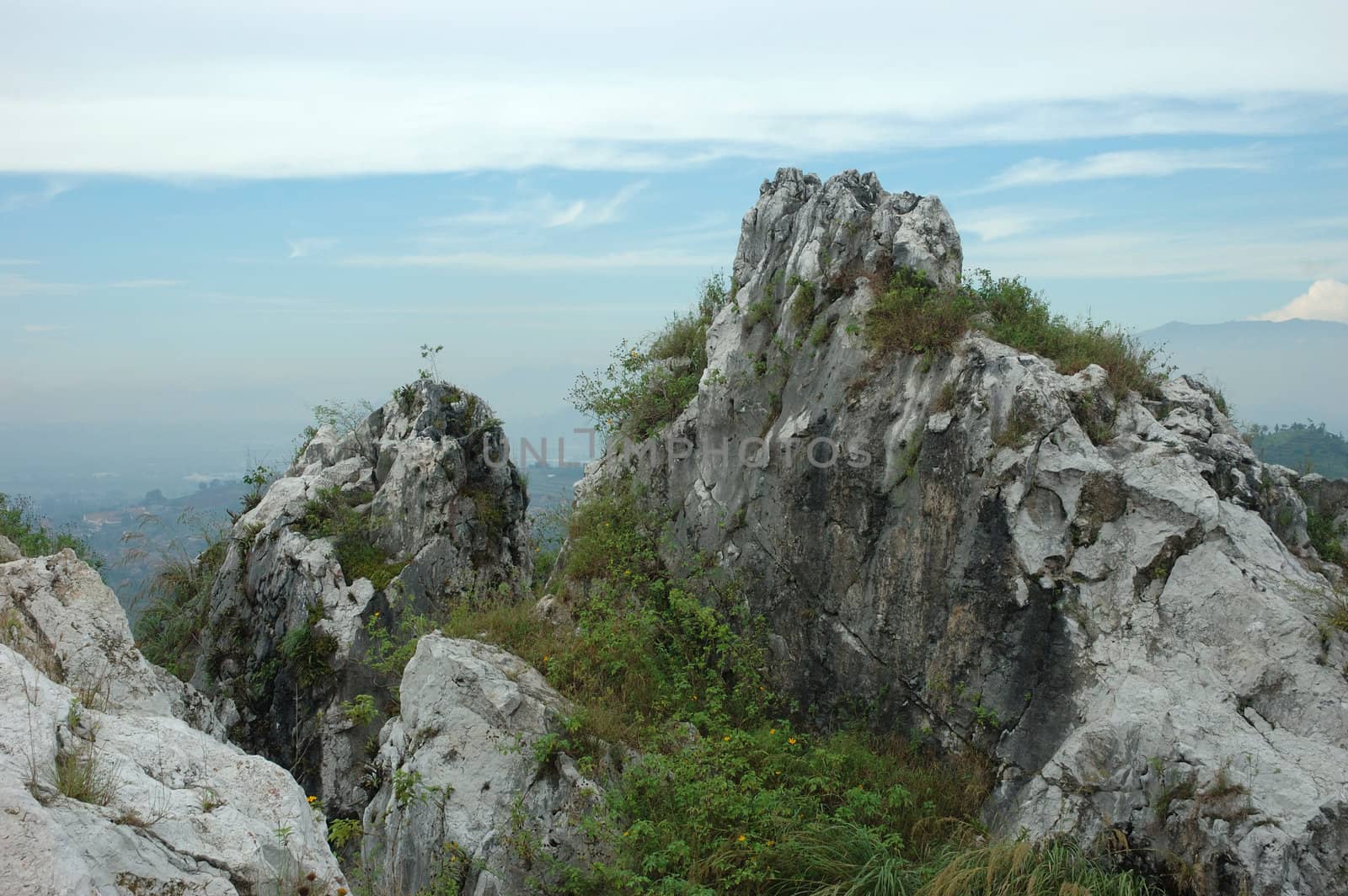 karst mountain that found in padalarang, west java-indonesia