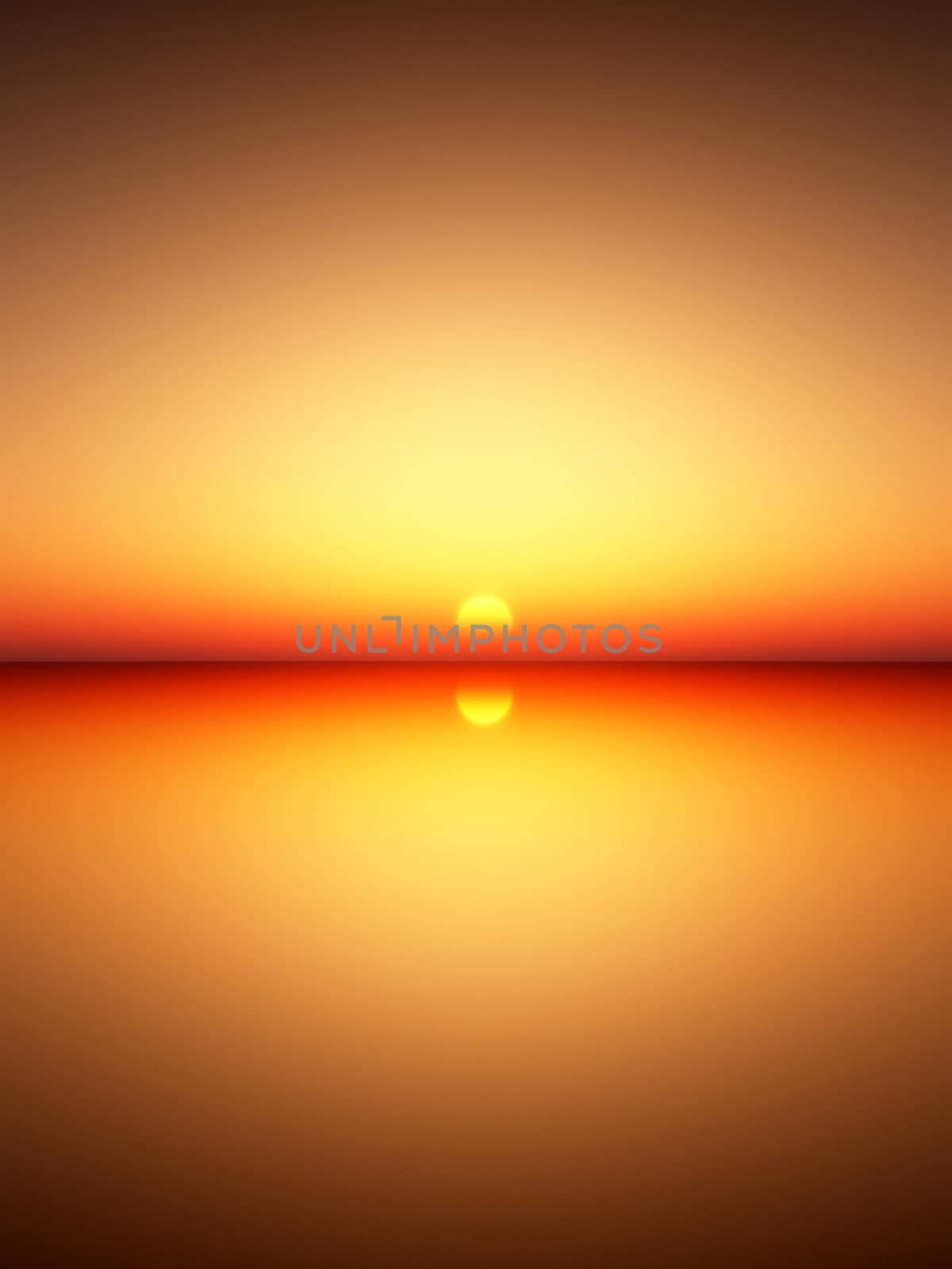 A view of the sun setting on the horizon.