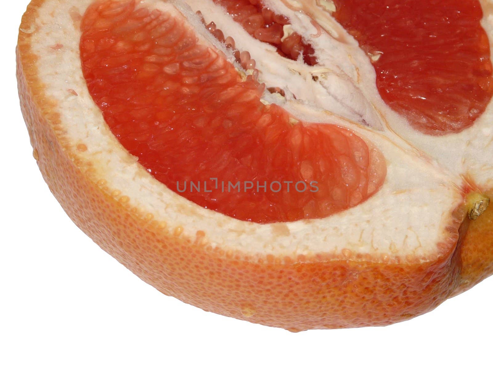 Grapefruit on the cutout background