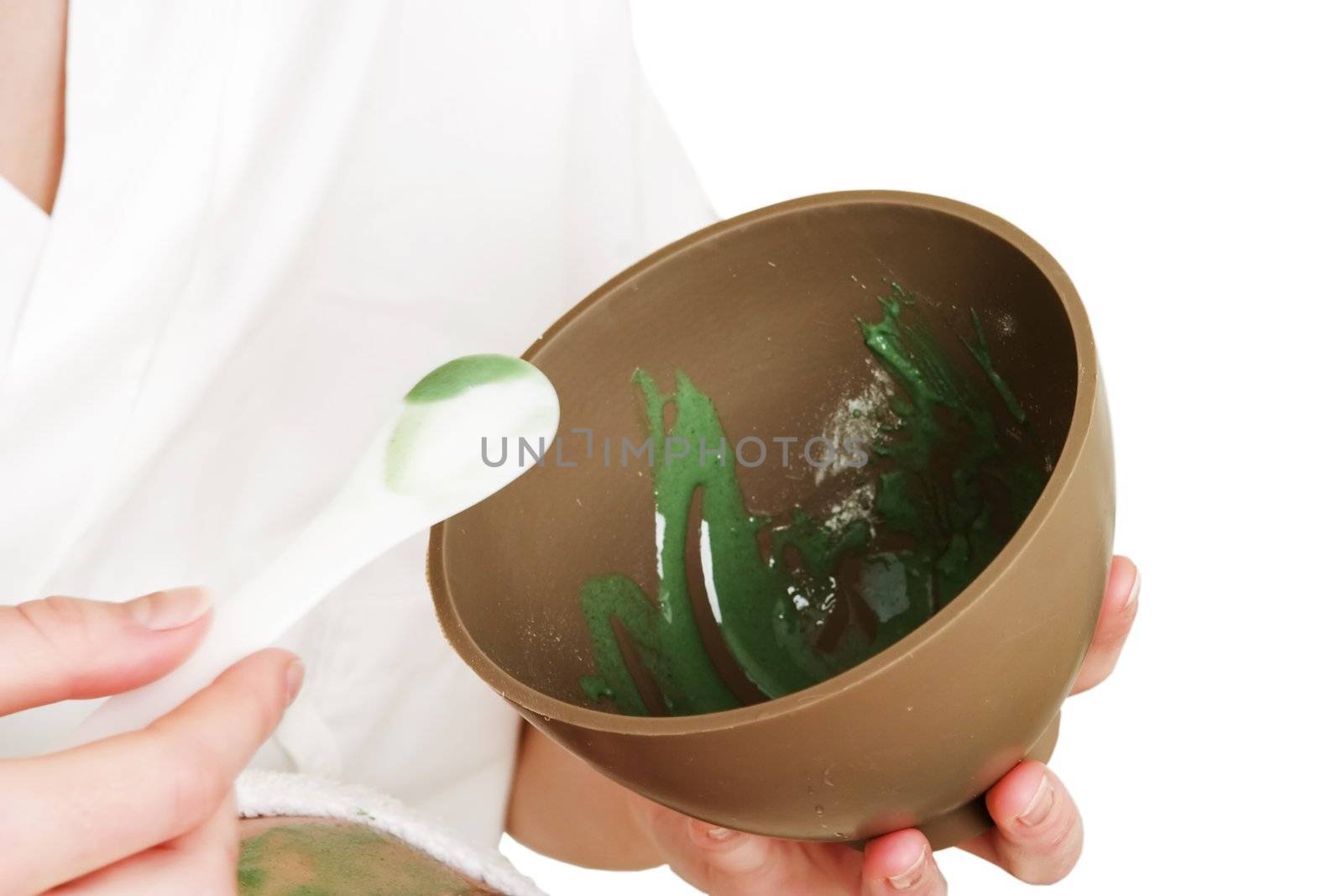 Aloe Vera facial in a bowl, ready to be applied.