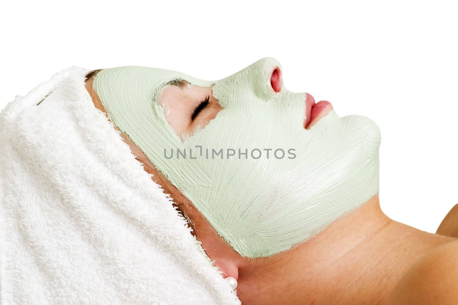 Facial Mask Relaxation by leaf