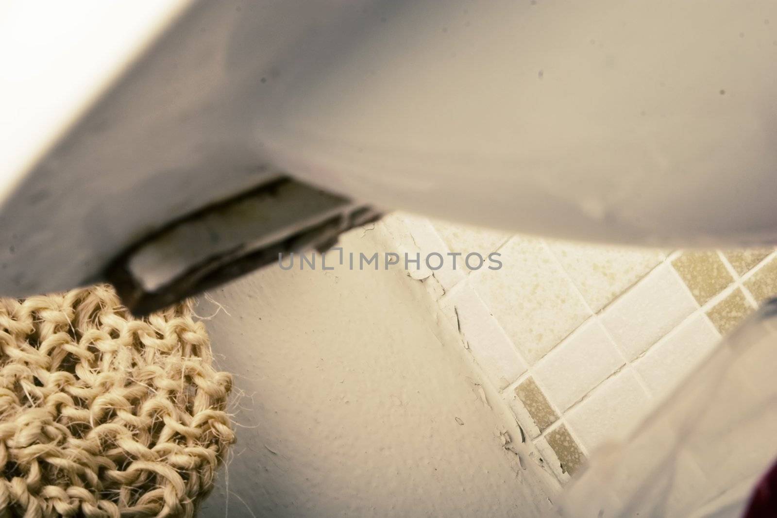 A retro sink abtract.