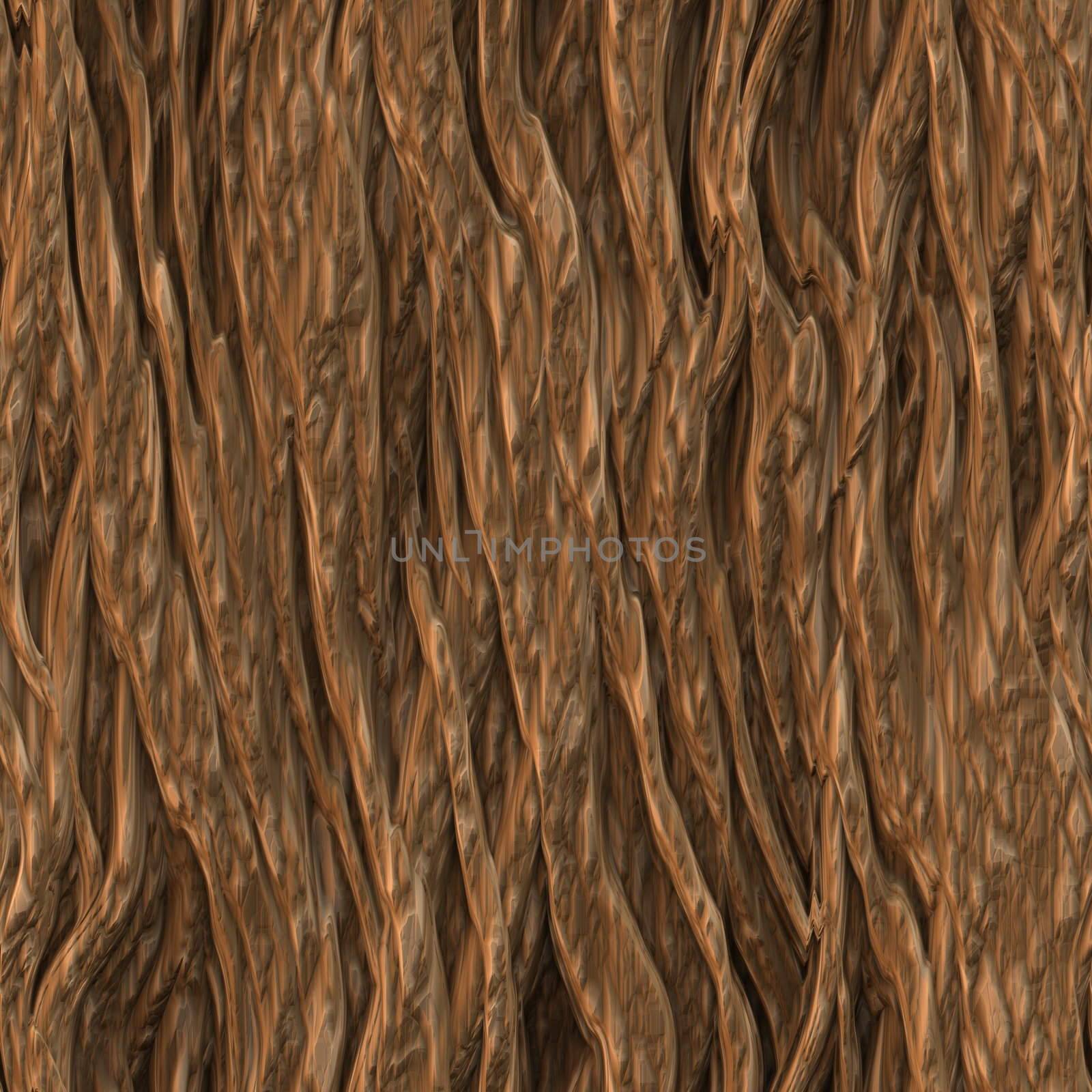 Seamless Tree Bark Wood Texture as Tileable