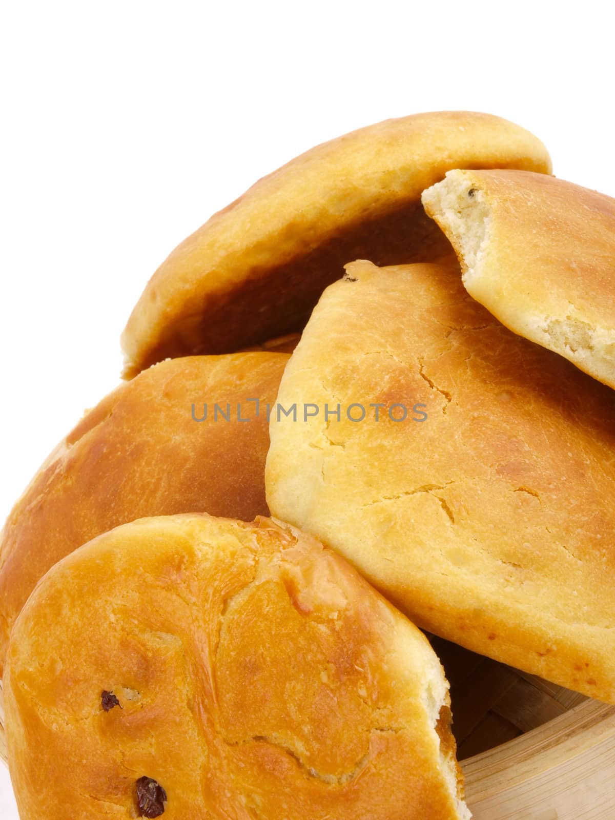 Chinese sucker bread. Close up on white background by dotweb