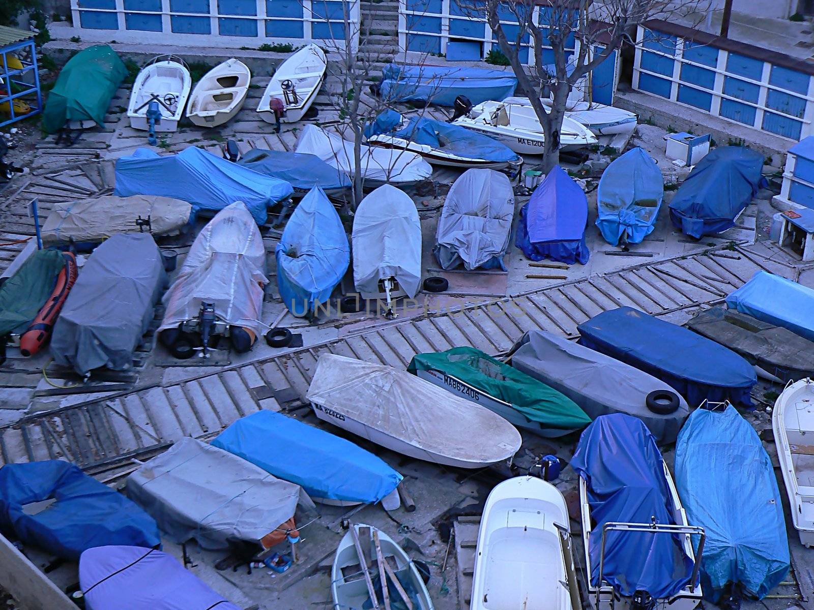 boats in the Vallon des Auffes