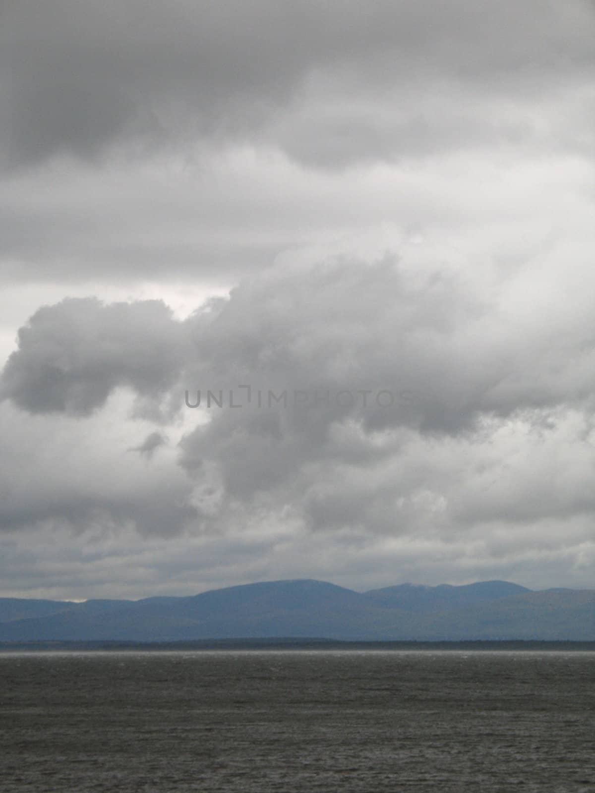 dark ocean view