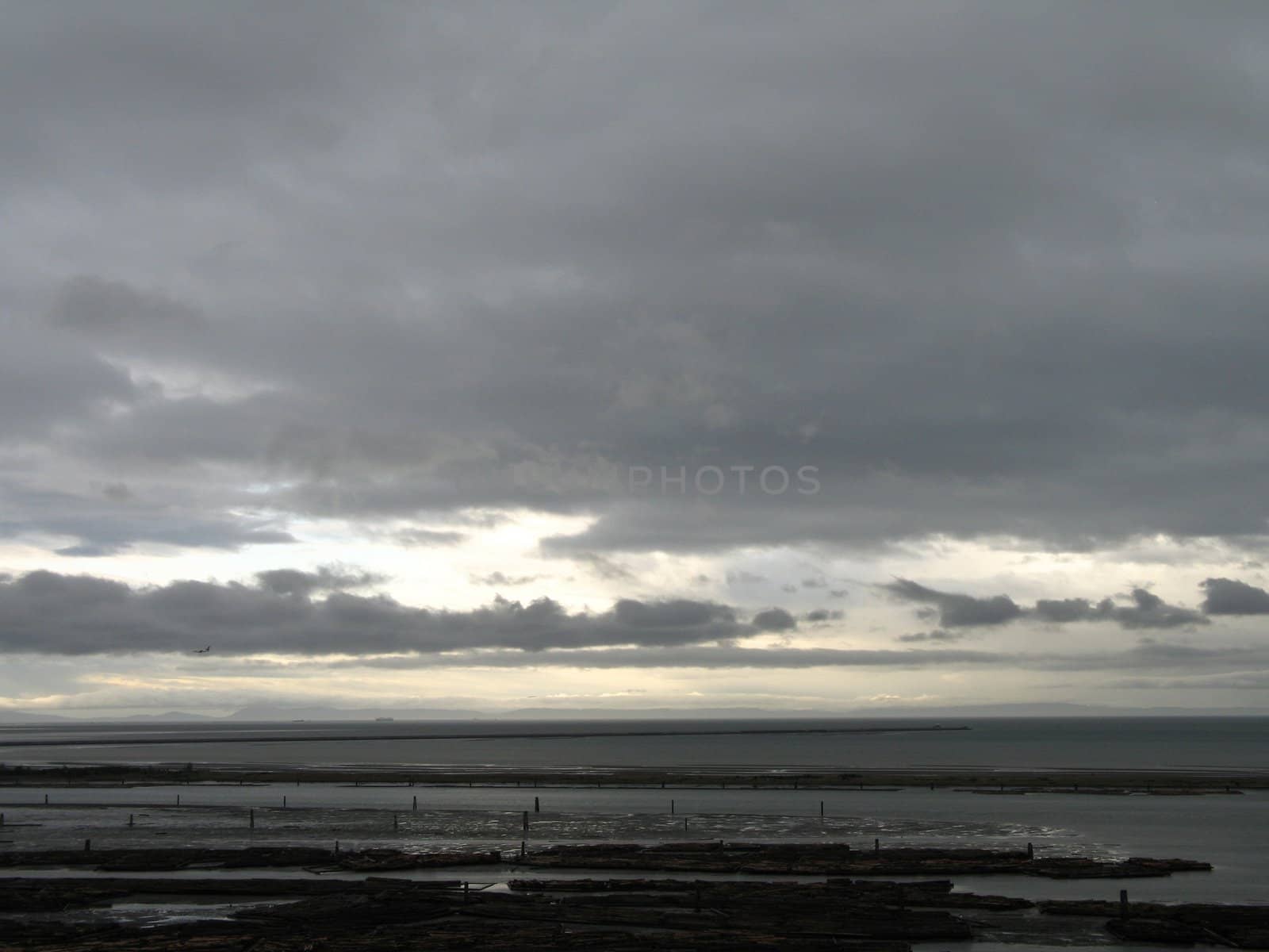 dark ocean view