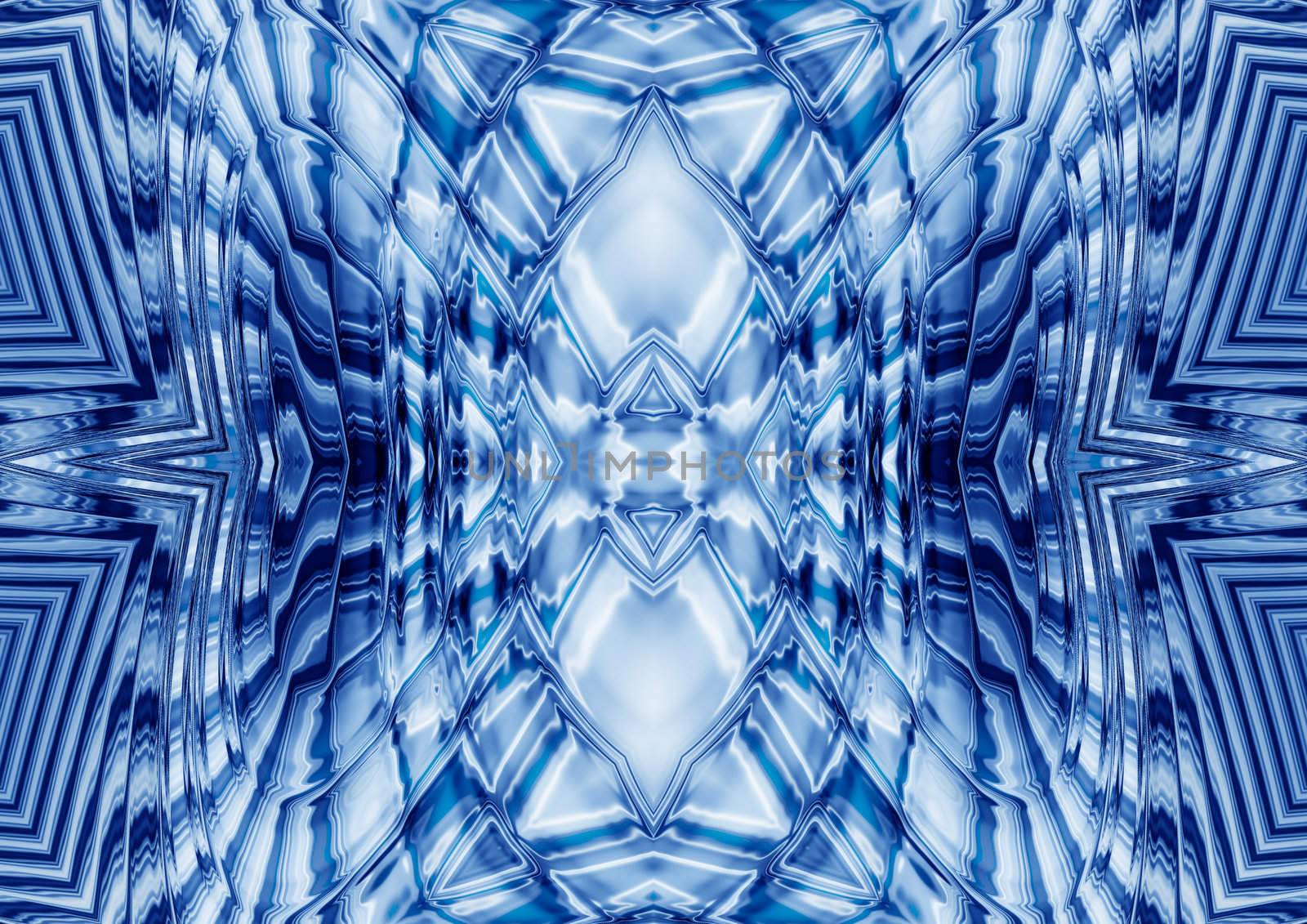 rippled abstract kaleidoscopic background