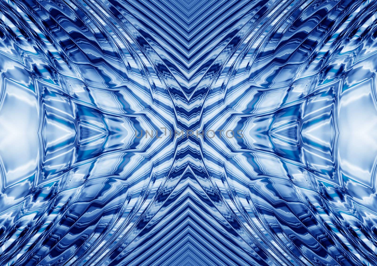 rippled abstract kaleidoscopic background