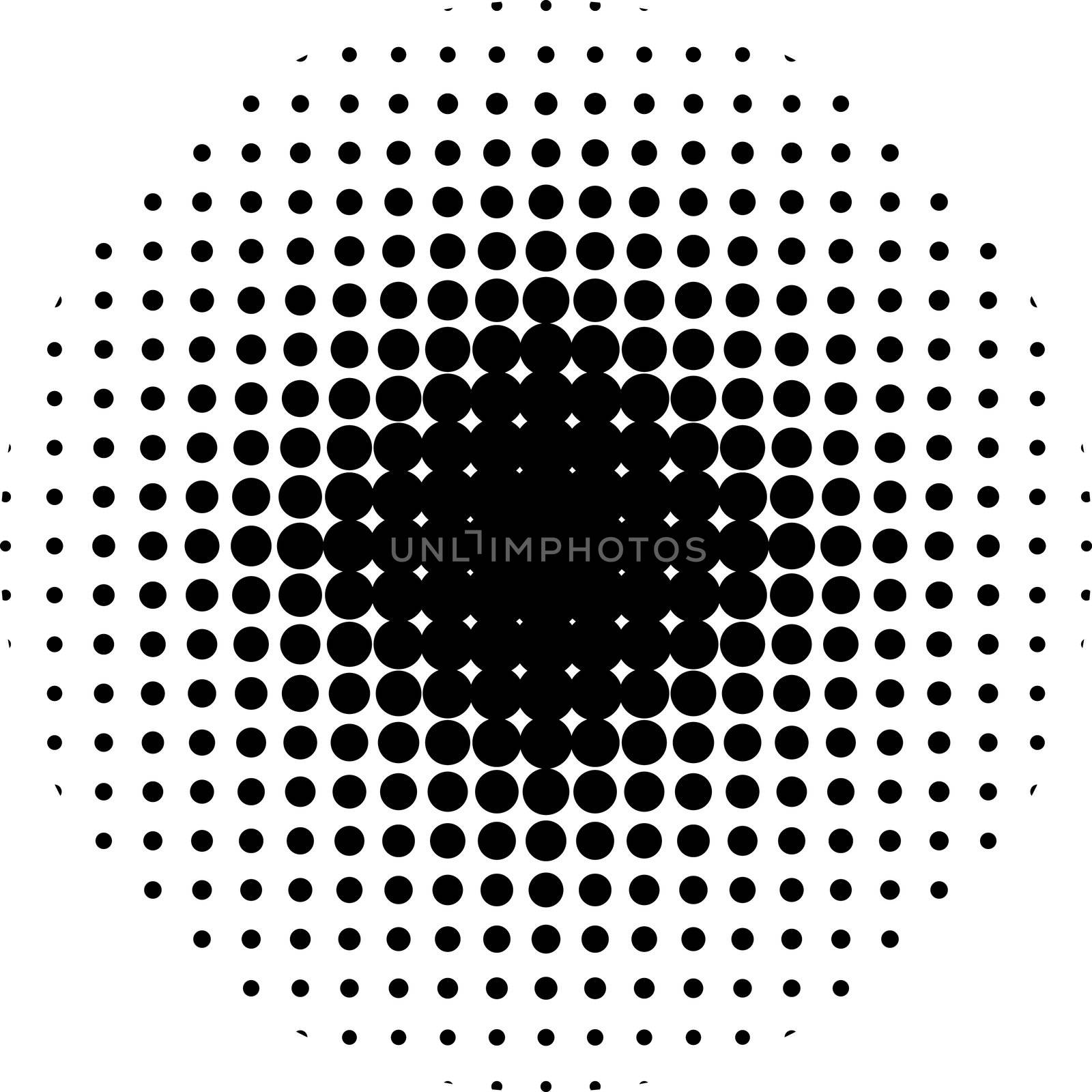 halftone cicle pattern