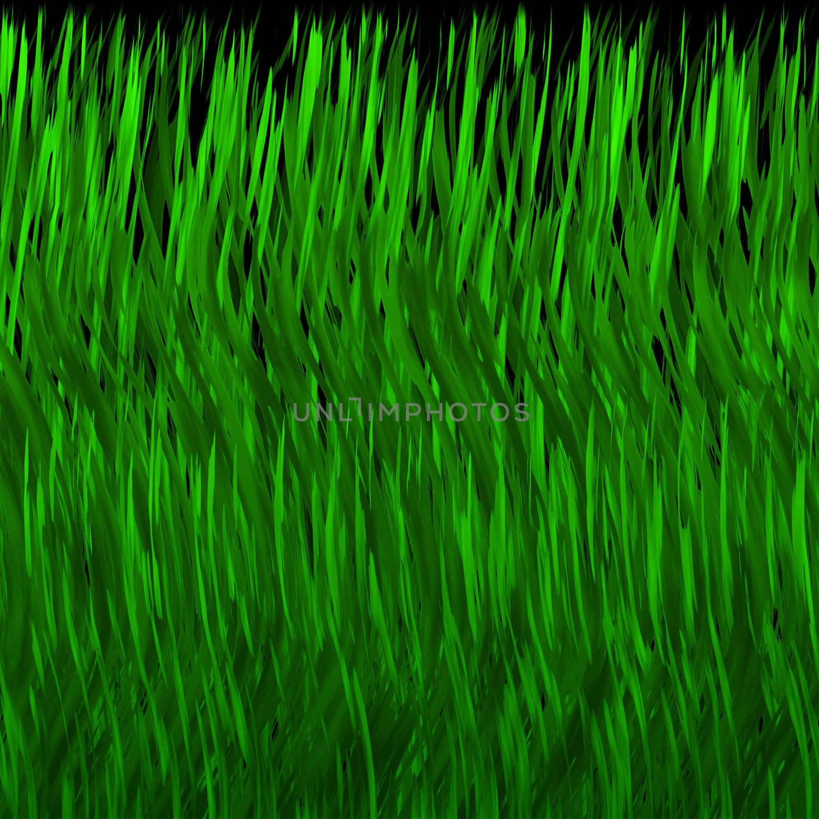 hsl painted grass by hospitalera