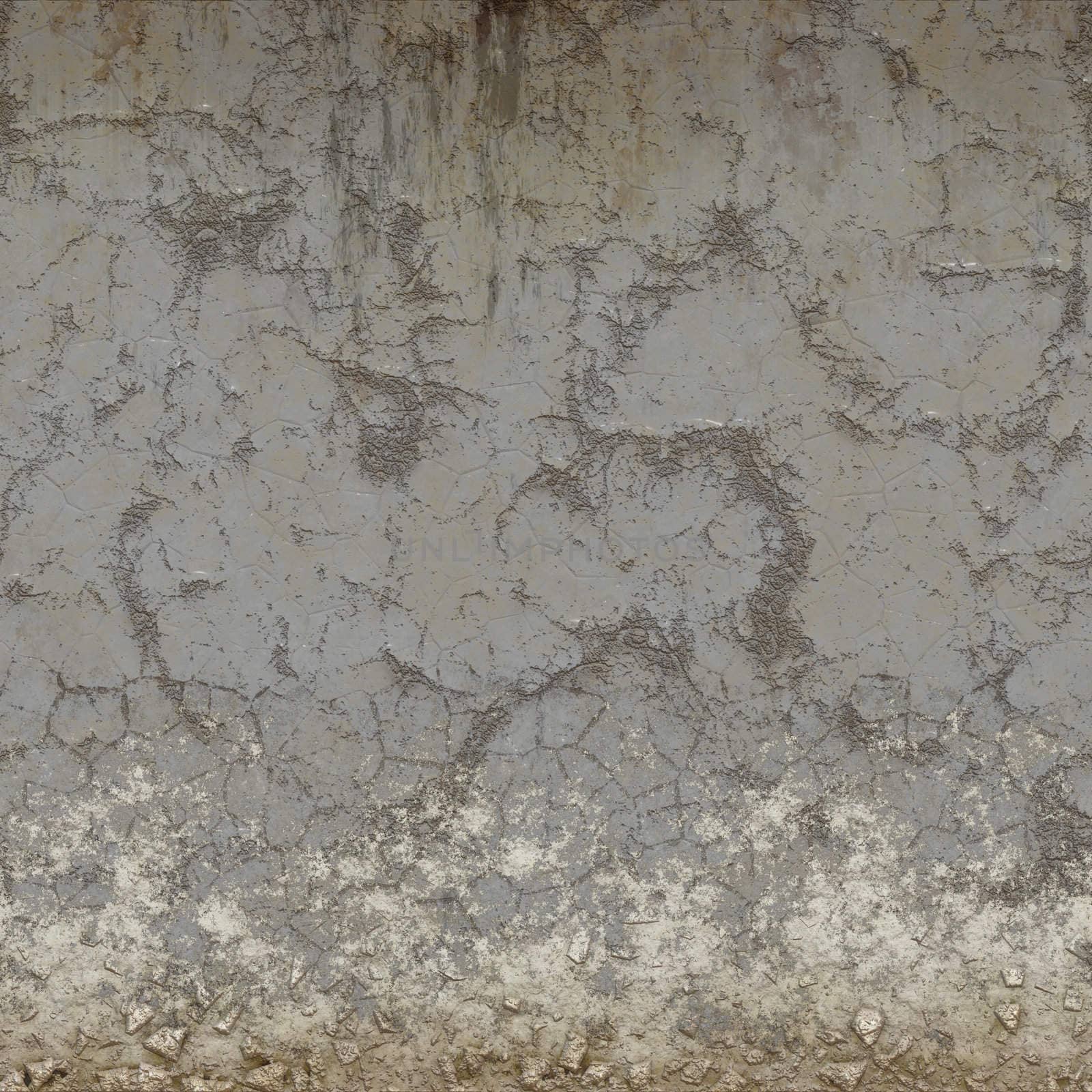 worn out cement or concrete wall, will tile seamlessly, but only horizontally