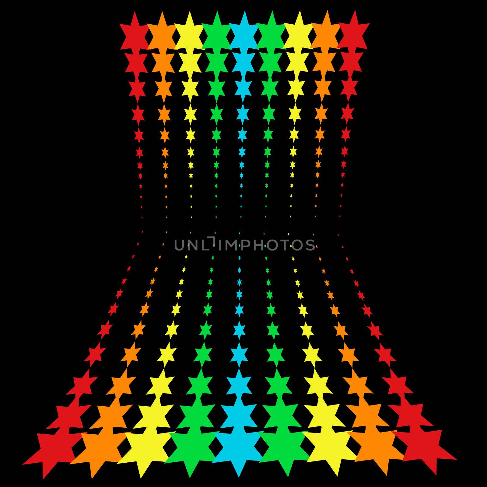 rainbow stars by hospitalera