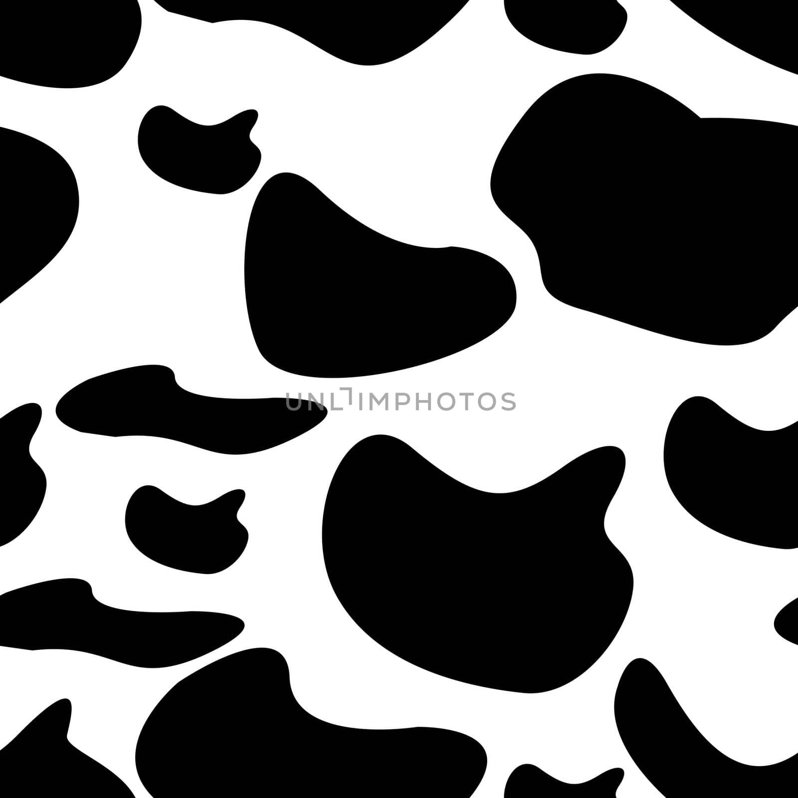 seamless cow spots by hospitalera