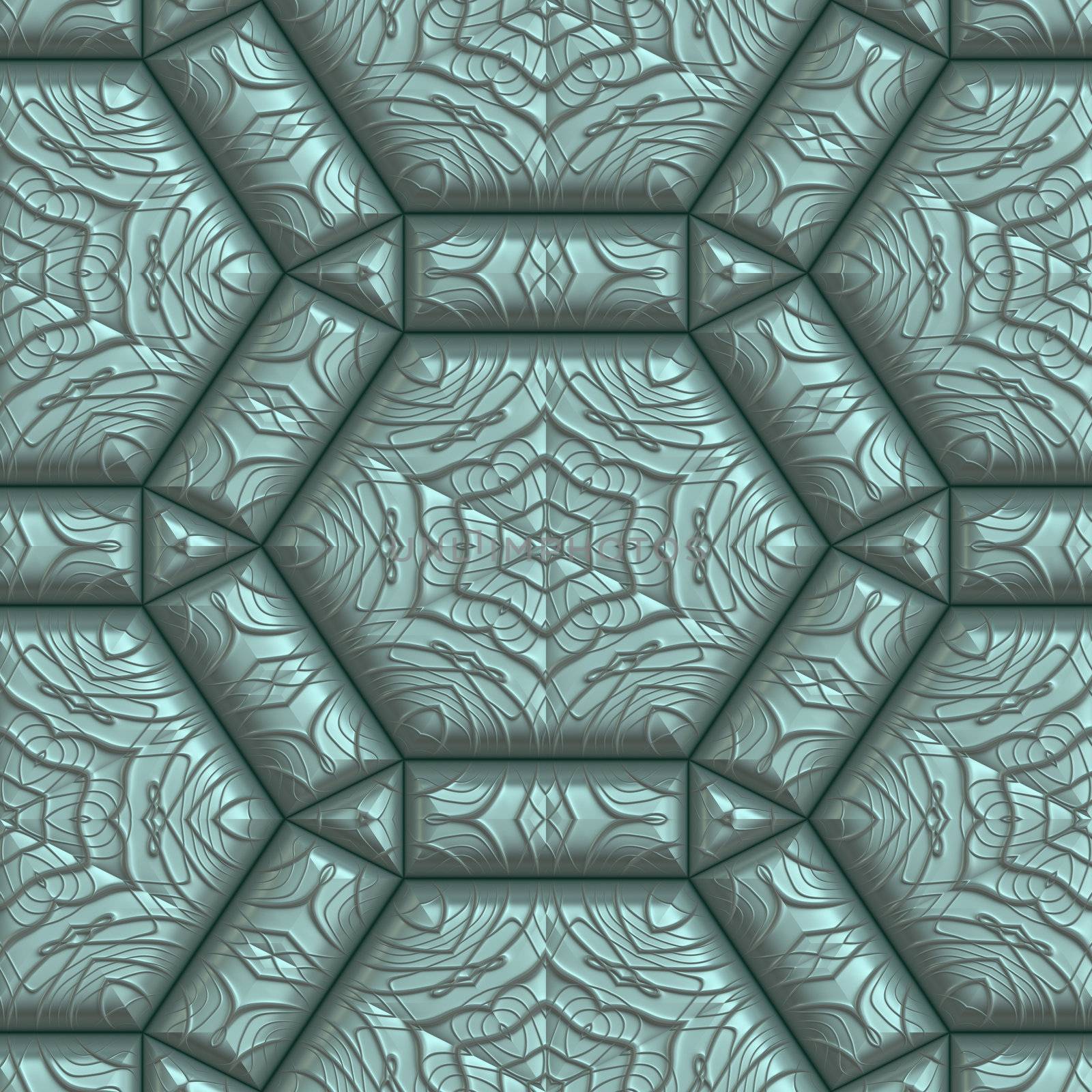seamless tileable background of ornamental tiles