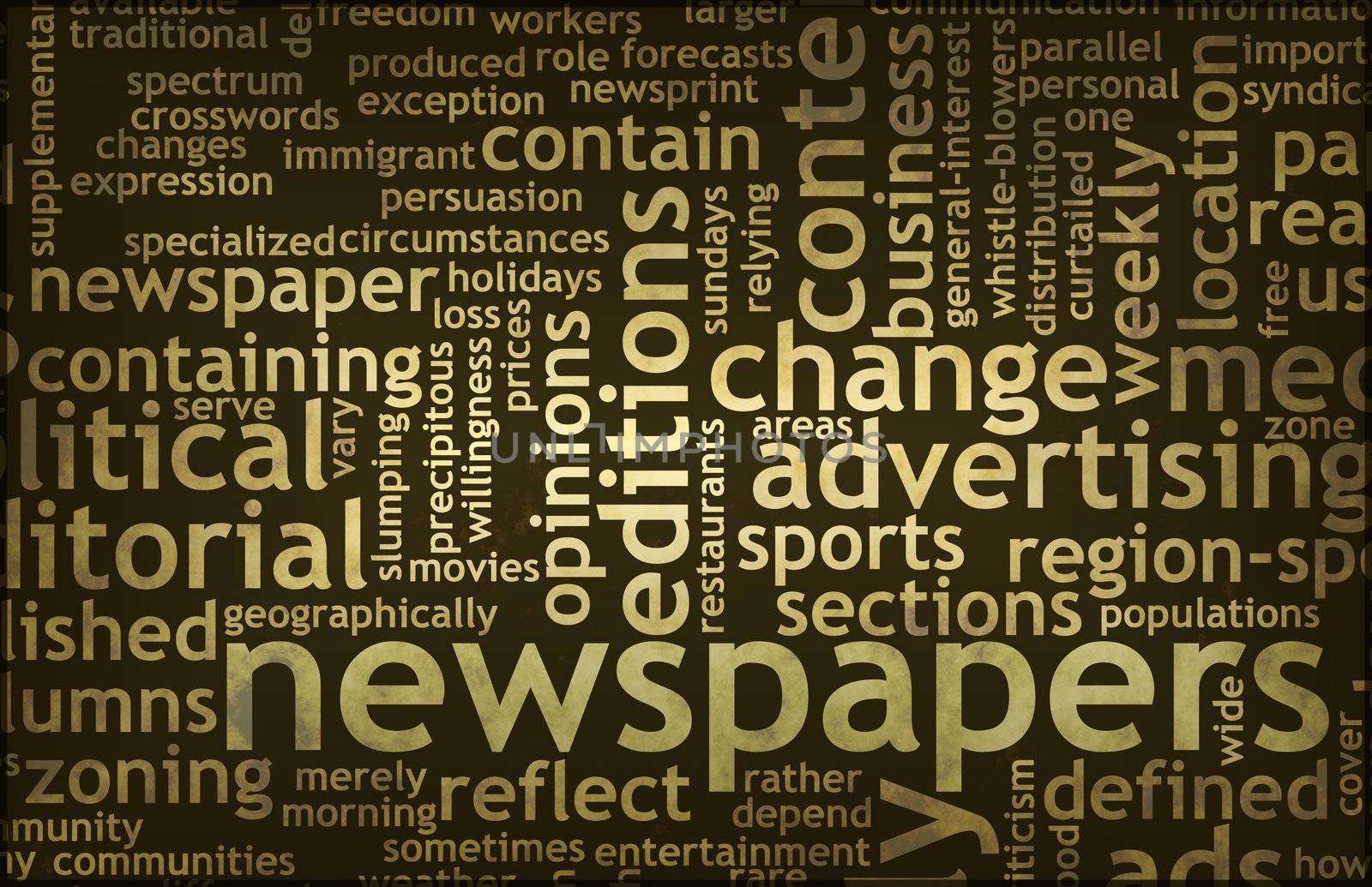 Newspapers Concept of News Updates and Headlines