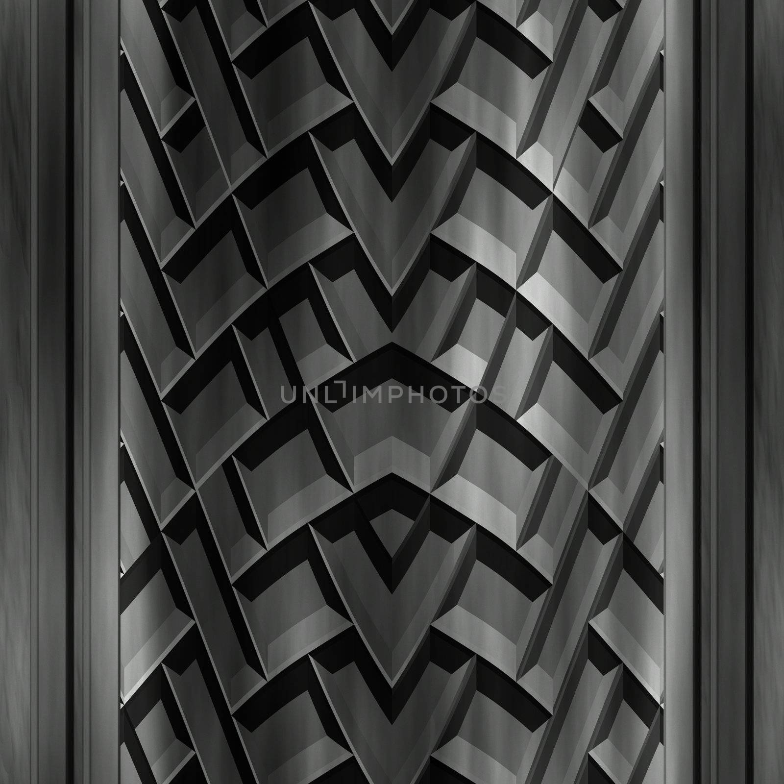 car or truck rubber tyre , tiles seamlessly vertically