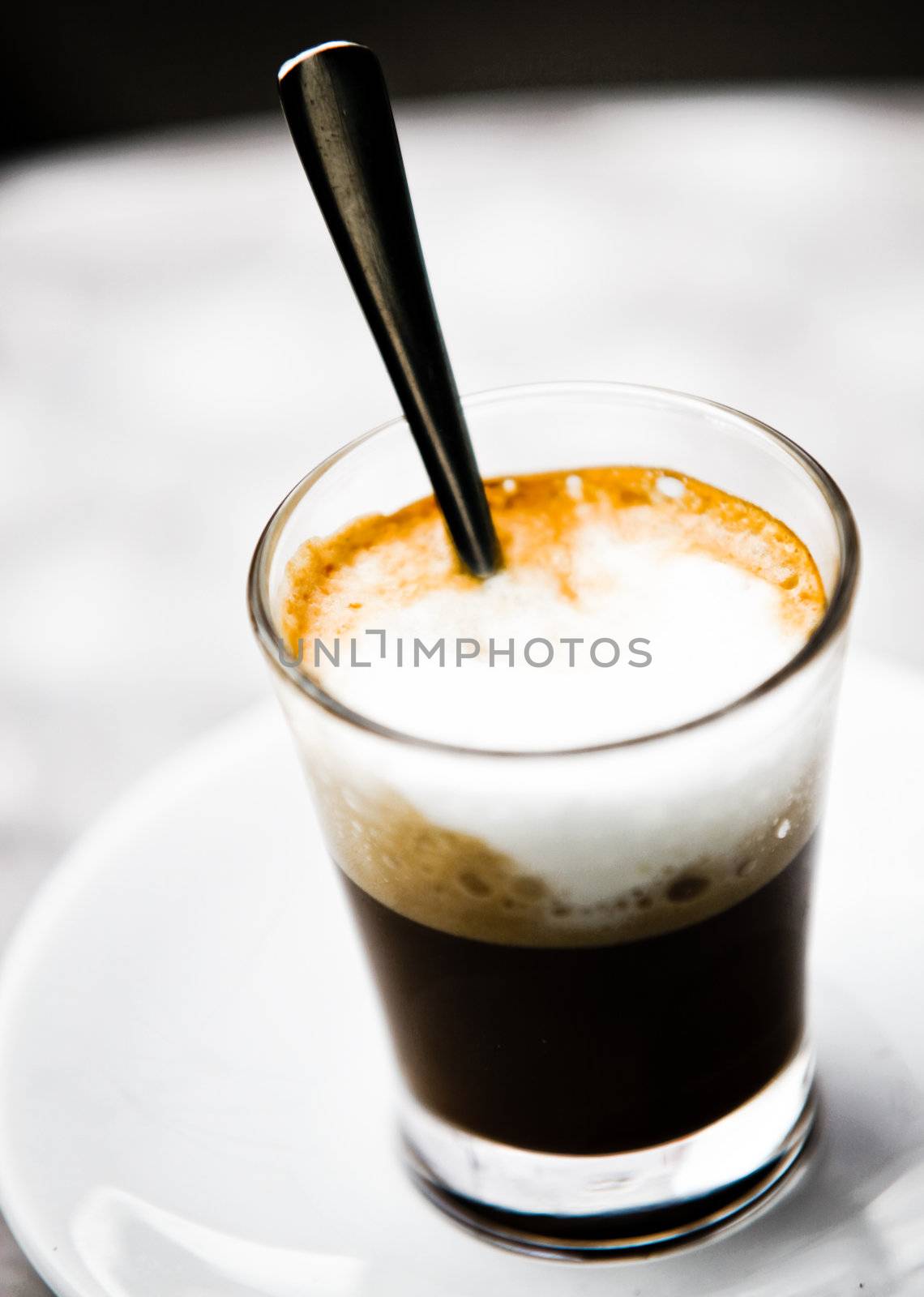 Cappuccino Foam Glass by nfx702
