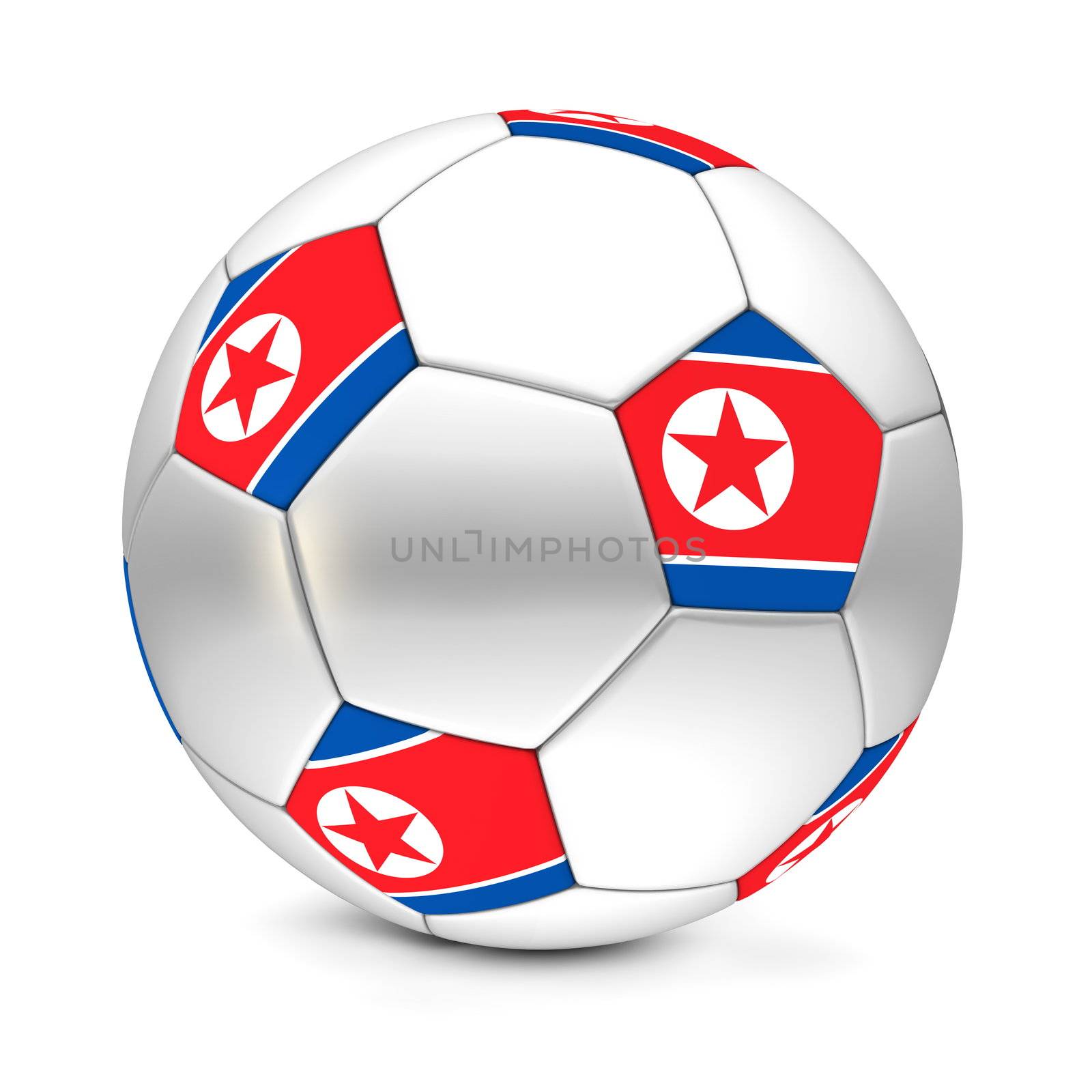 Soccer Ball/Football North Korea by PixBox