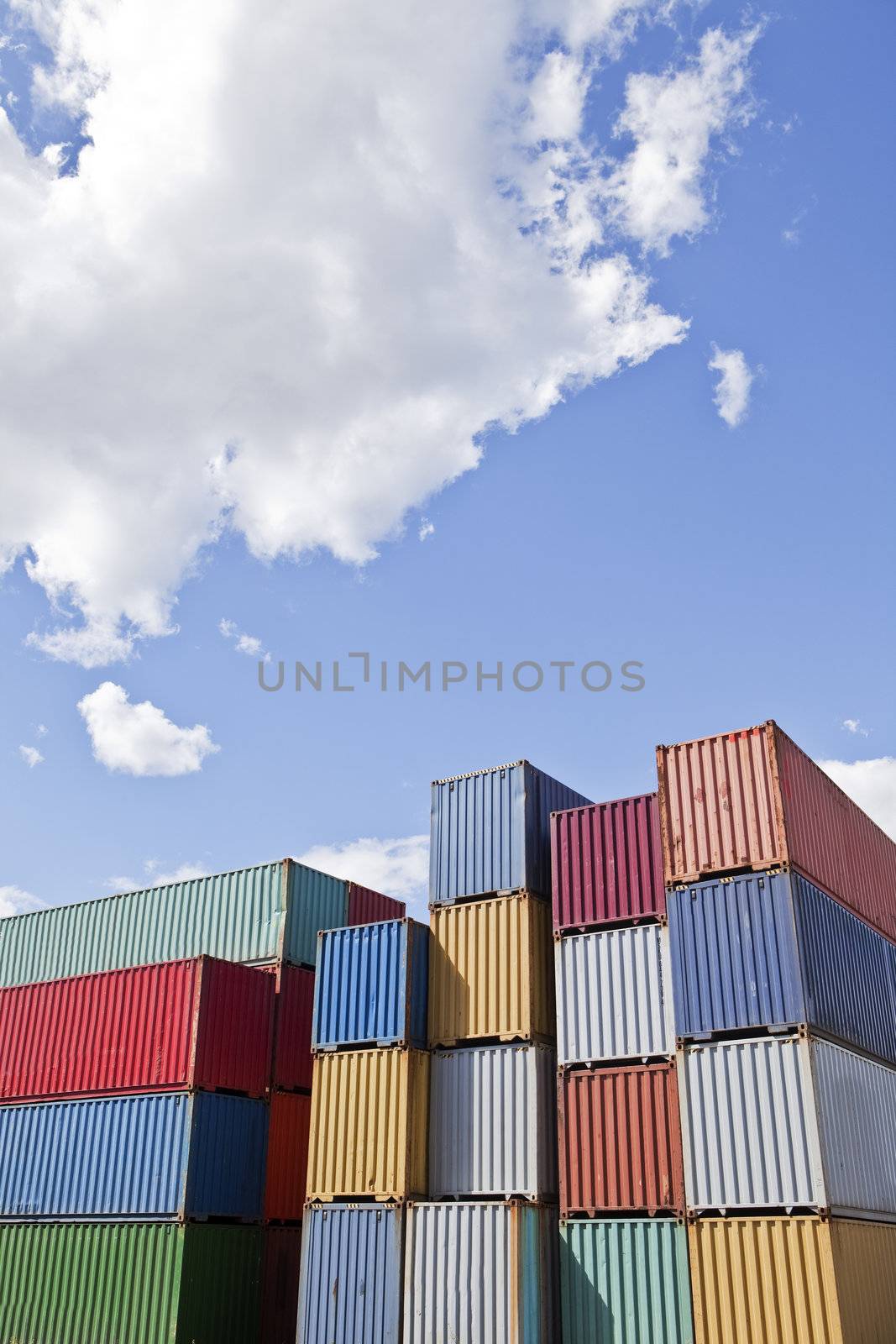 Cargo Containers at a dock