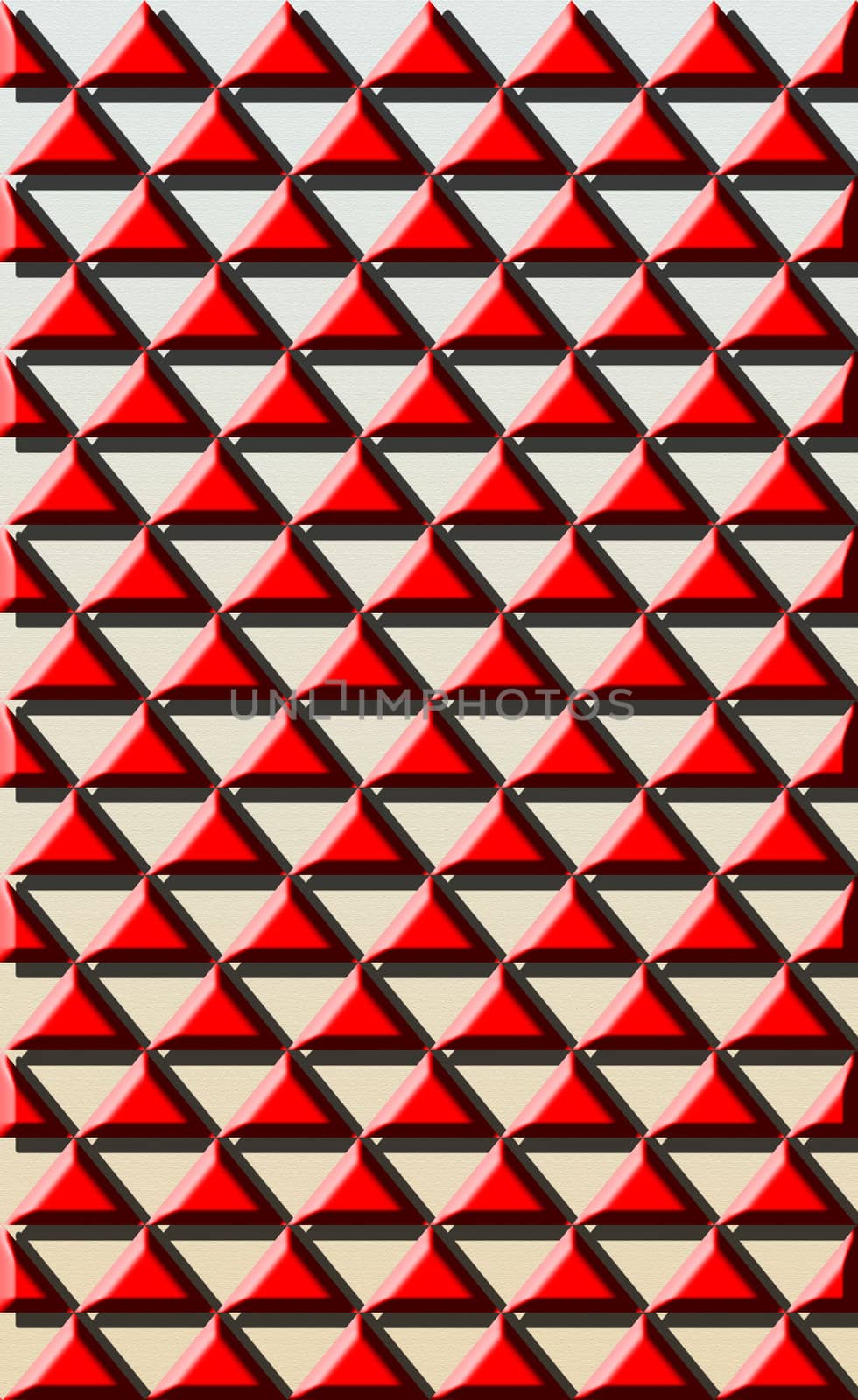 construction of pyramids one up to the others whit shadows