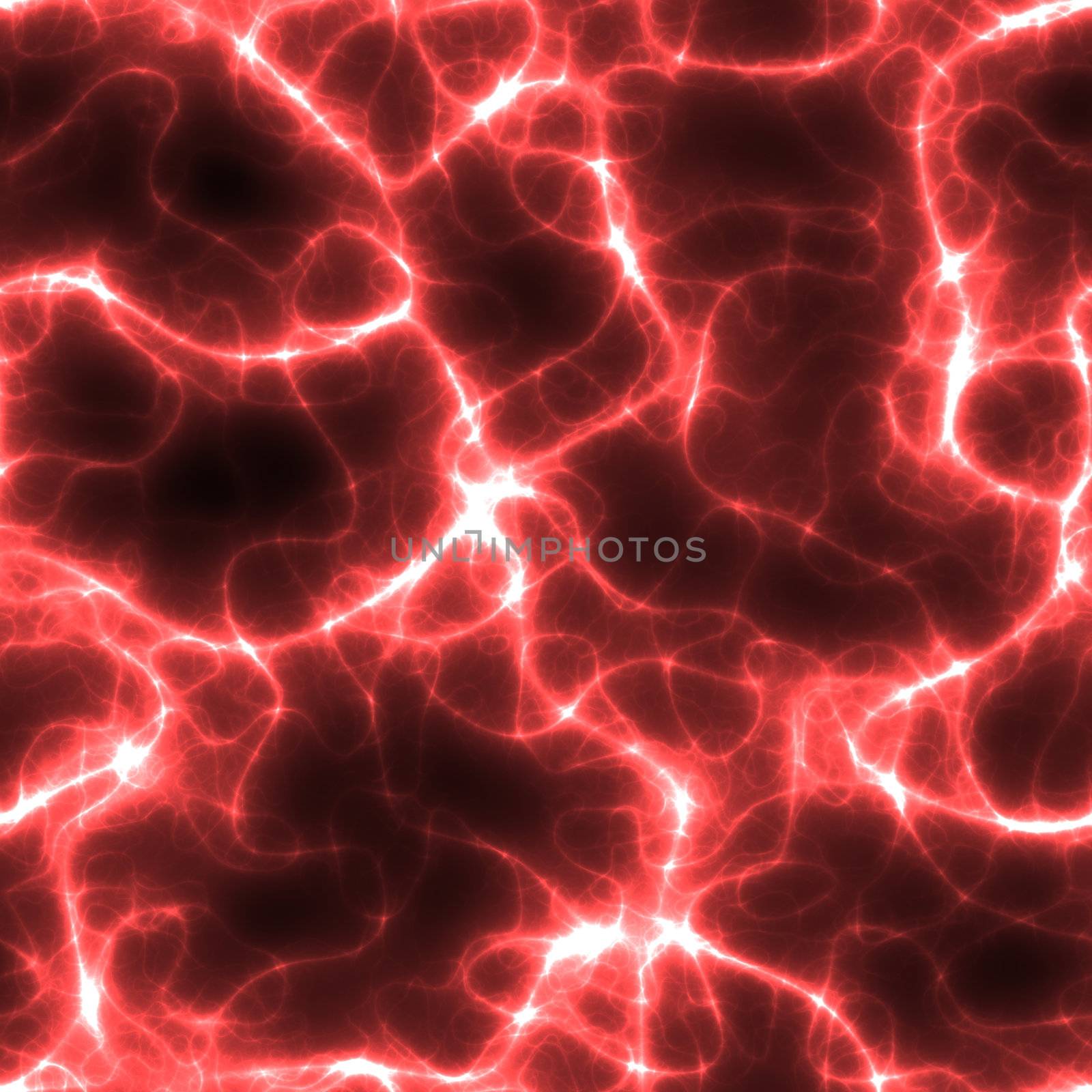 abstract neon red electricity or neuron lines over black, seamlessly tillable as a pattern