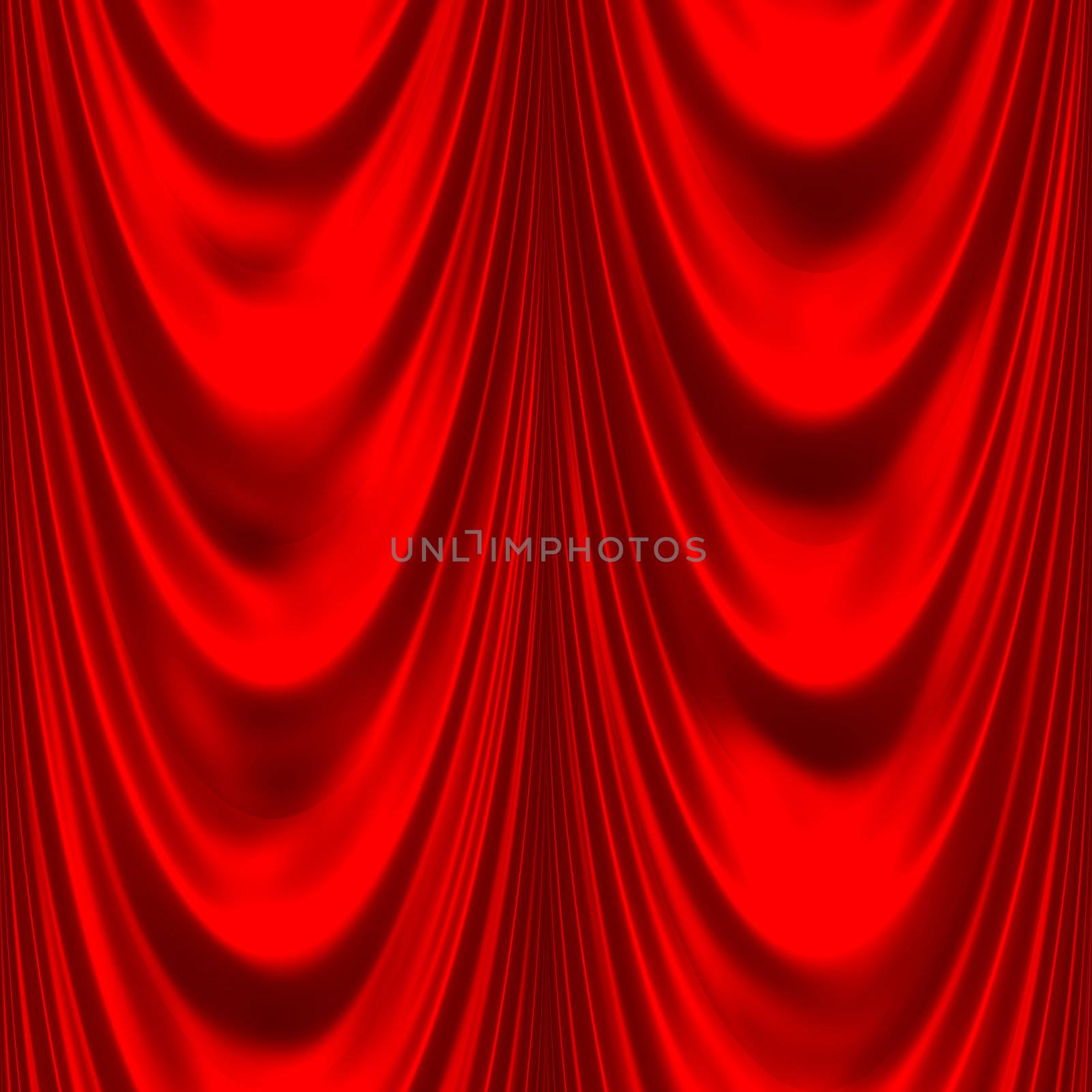 red satin big drape 2 by hospitalera