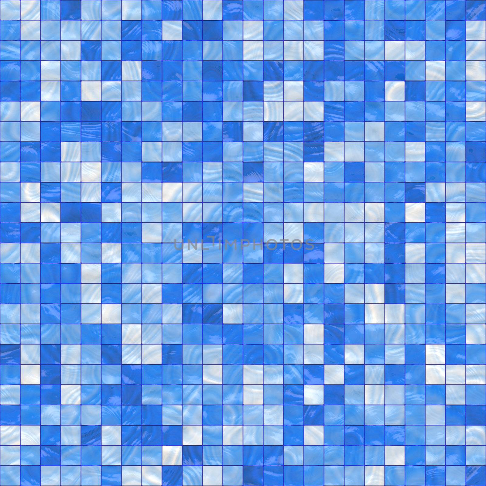 small blue tiles by hospitalera