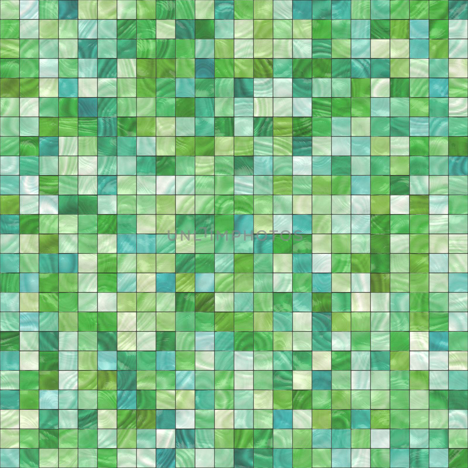 small green tiles by hospitalera