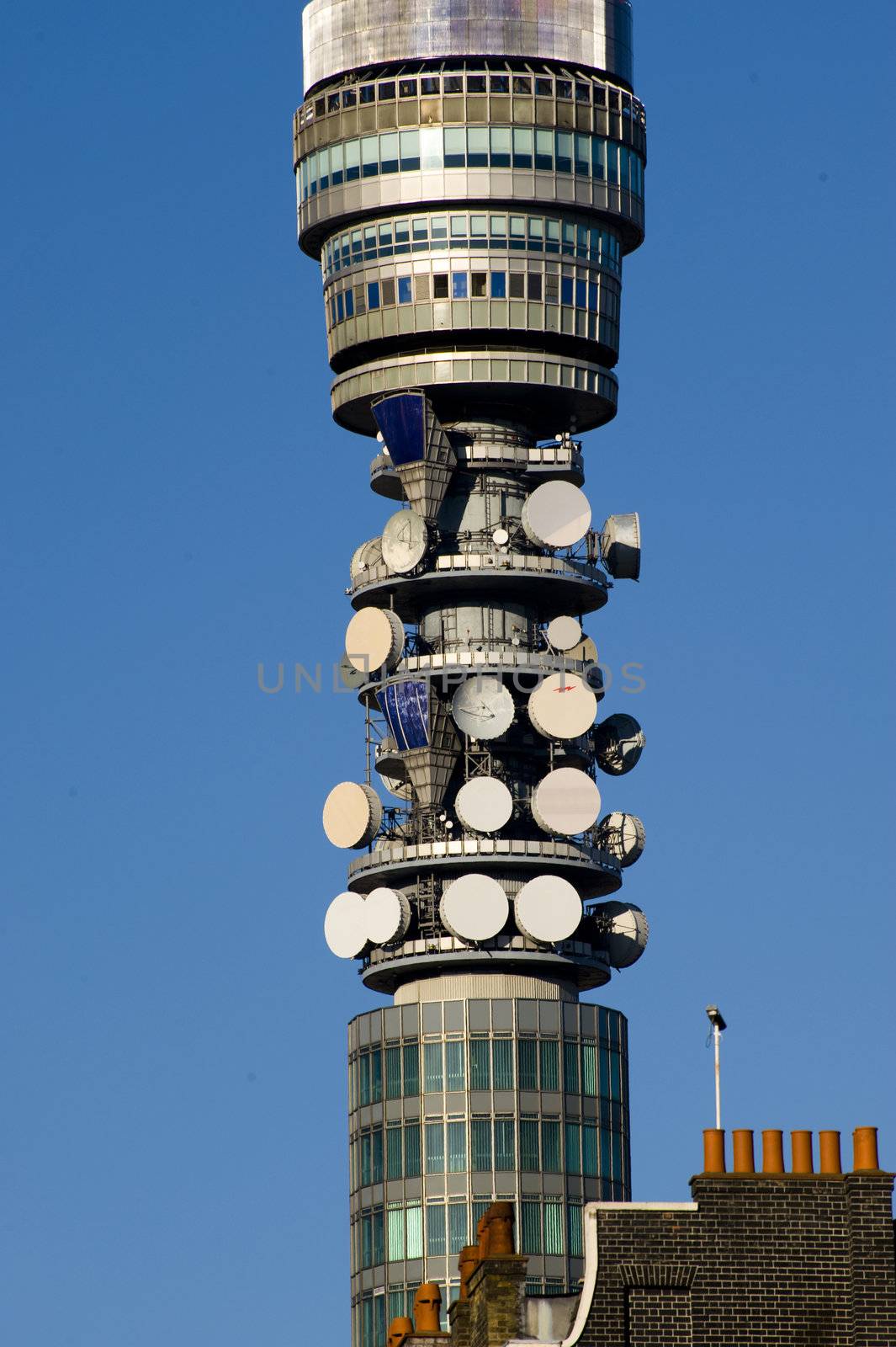 Central television antena in the London, UK