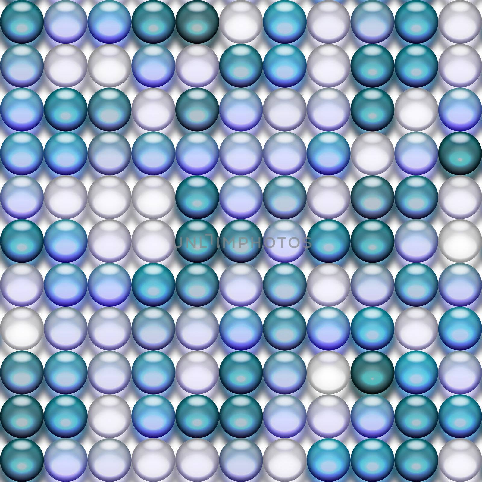 translucent blue marbles by hospitalera