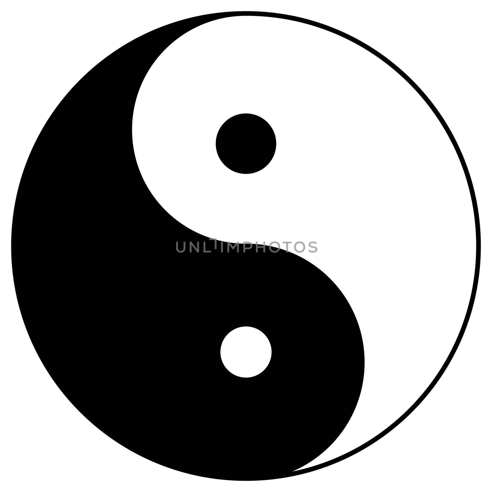 yin yang, taoistic symbol of harmony and balance