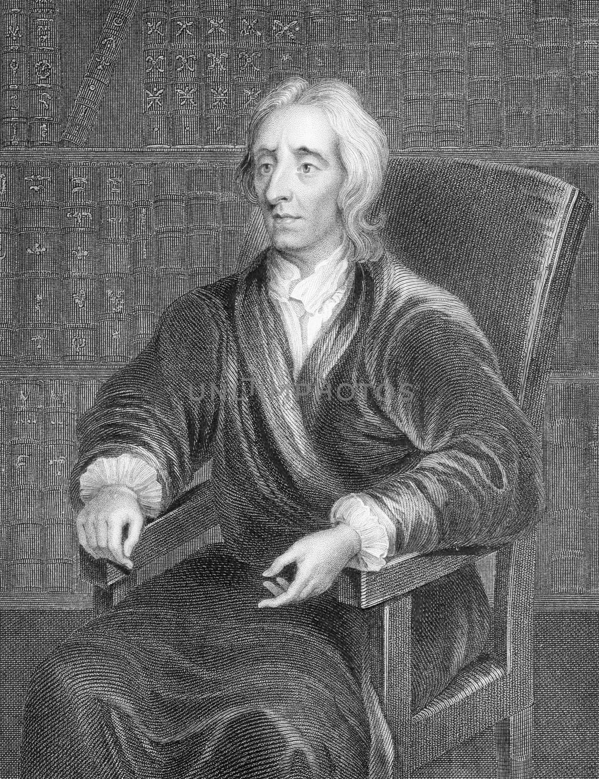 John Locke (1632-1704) on engraving from the 1800s.
English philosopher and physician, one of the most influential of Enlightenment thinkers. He is known as the Father of Liberalism. Engraved by H.Robinson and published by J.Tallis.