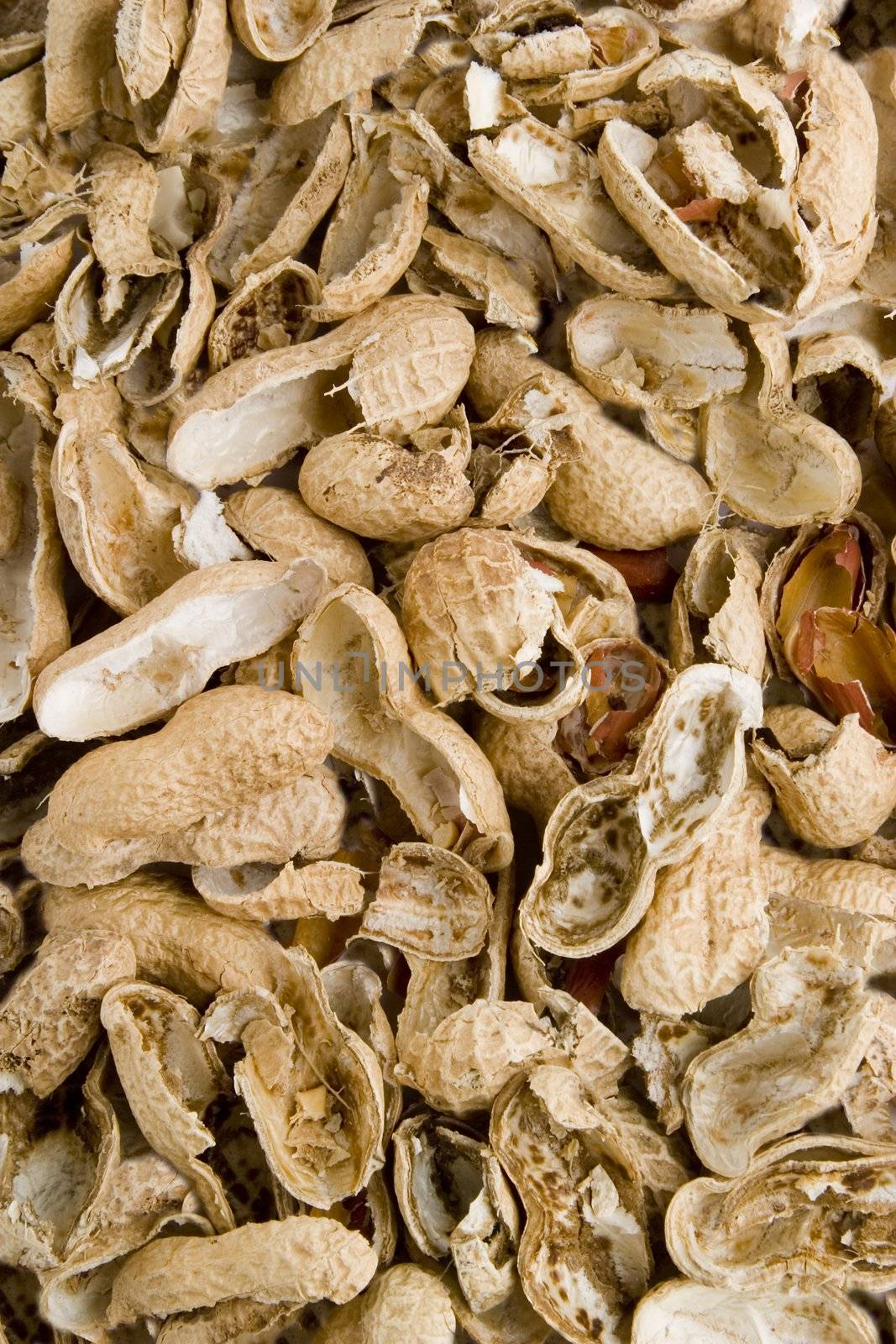 Peanut shell background texture