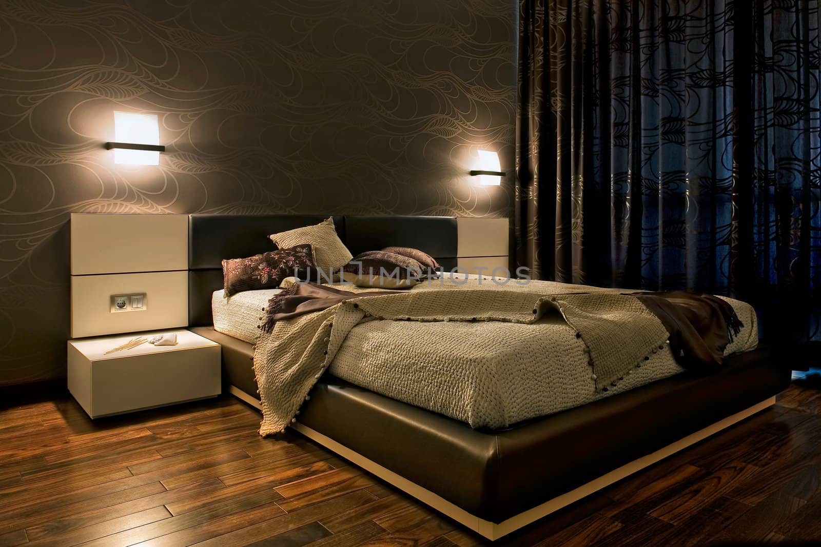 Luxury bedroom interior