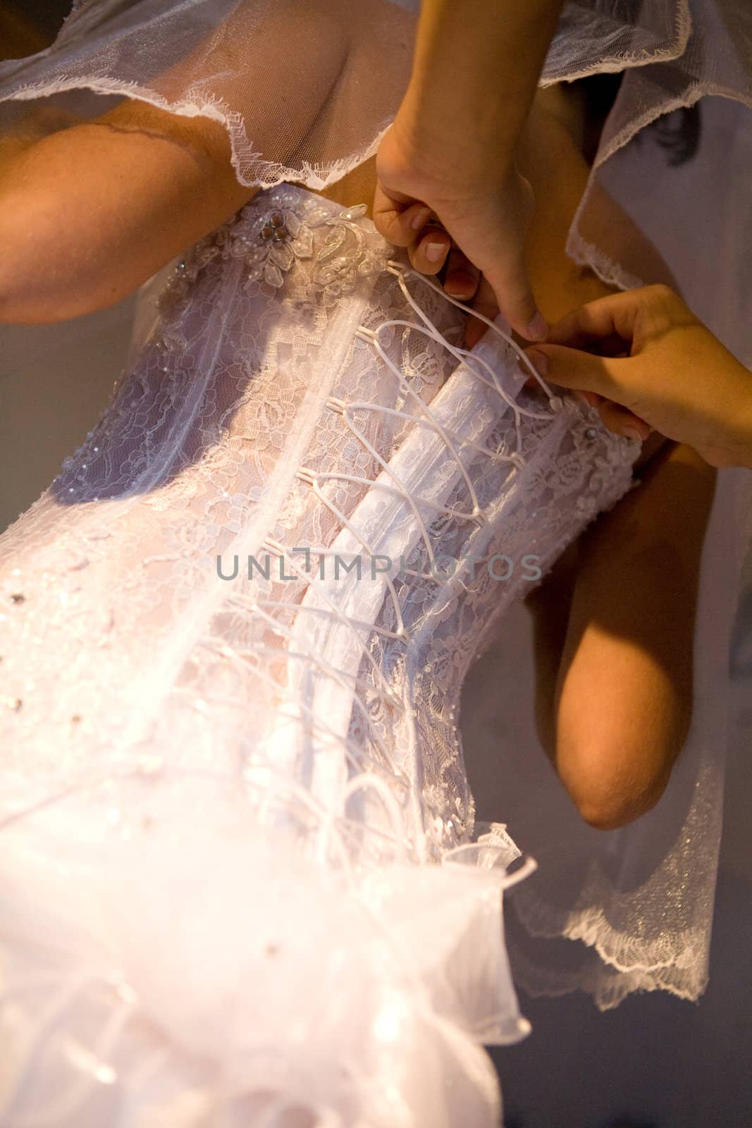 back of the wedding dress