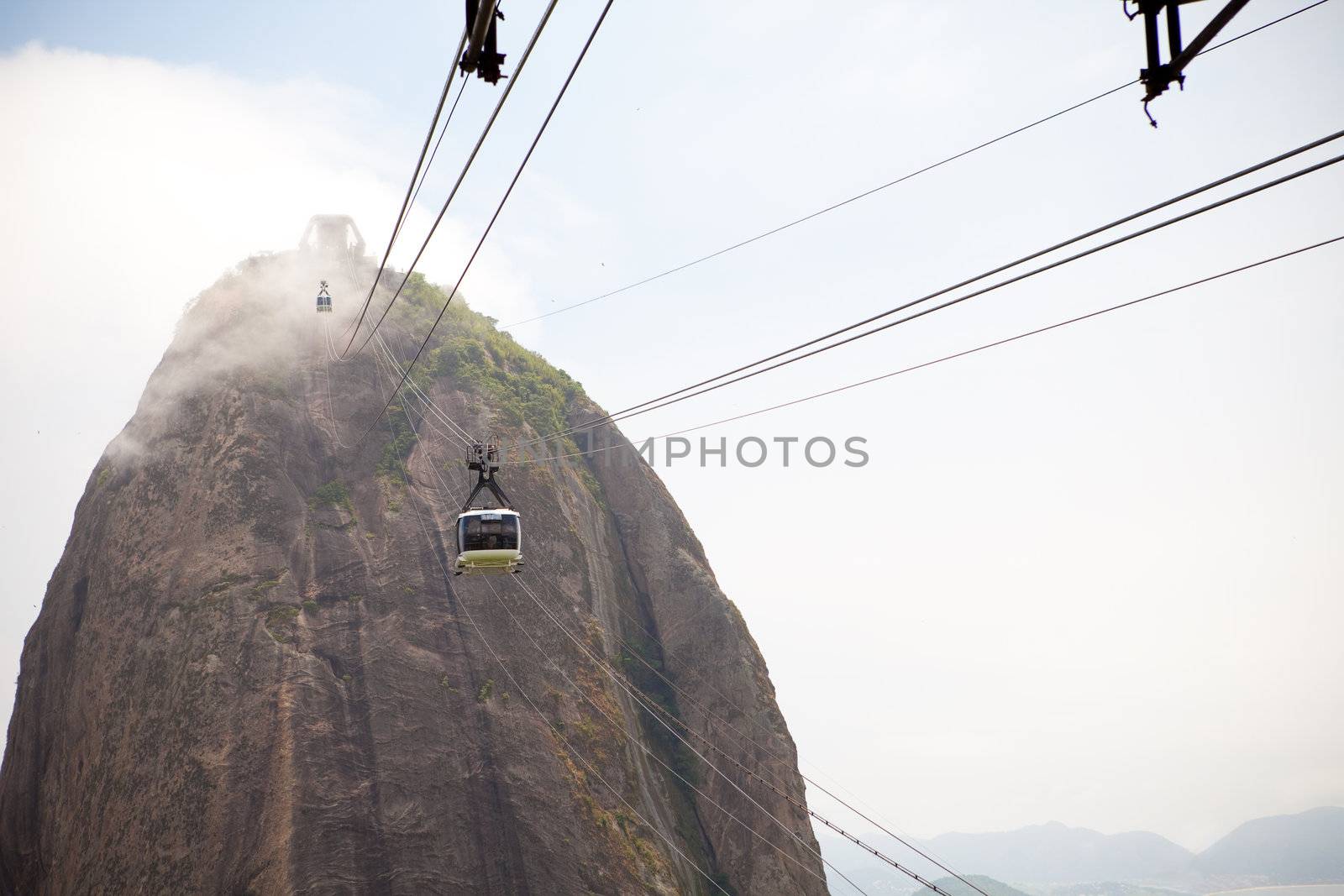 cableway to Pao de Acicar in Brazil