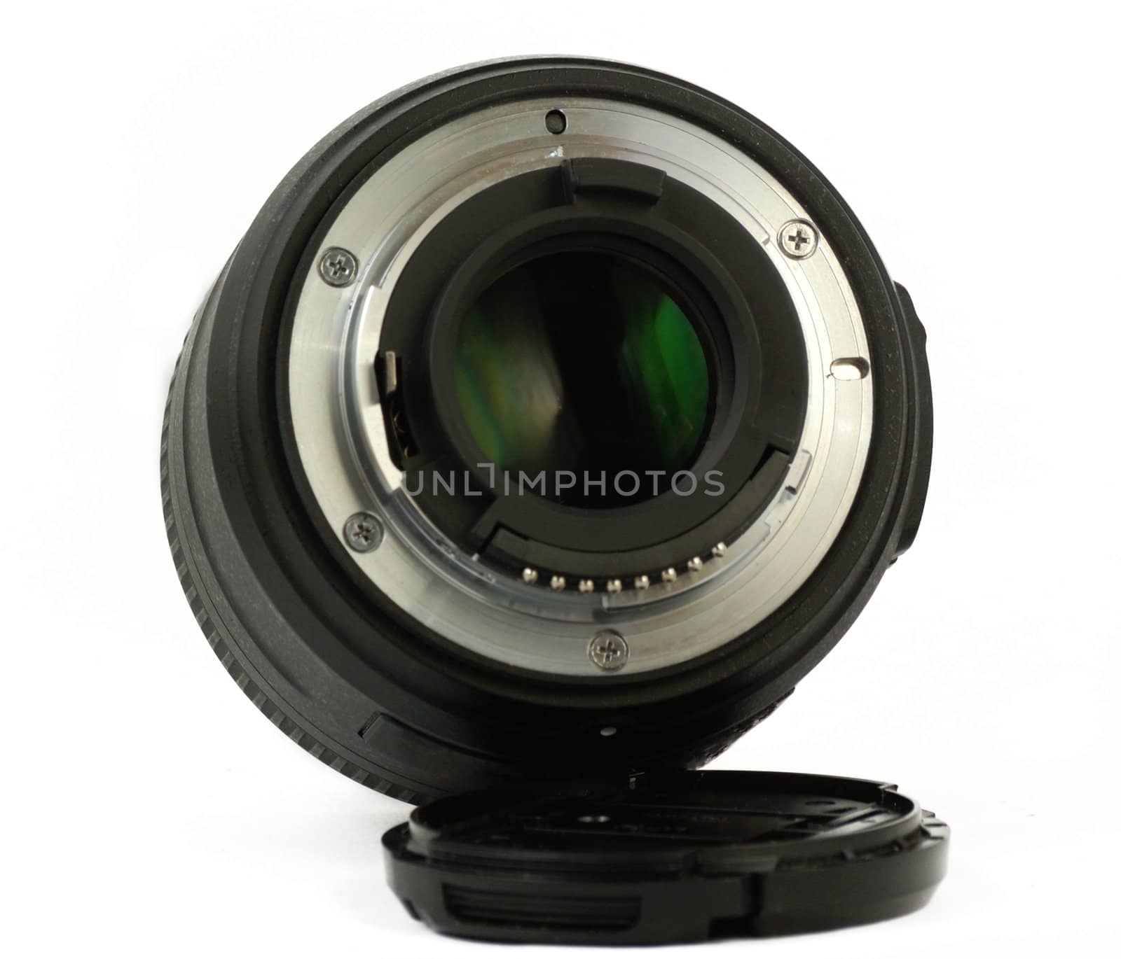 35mm prime dslr lens isolated rear view by nihues