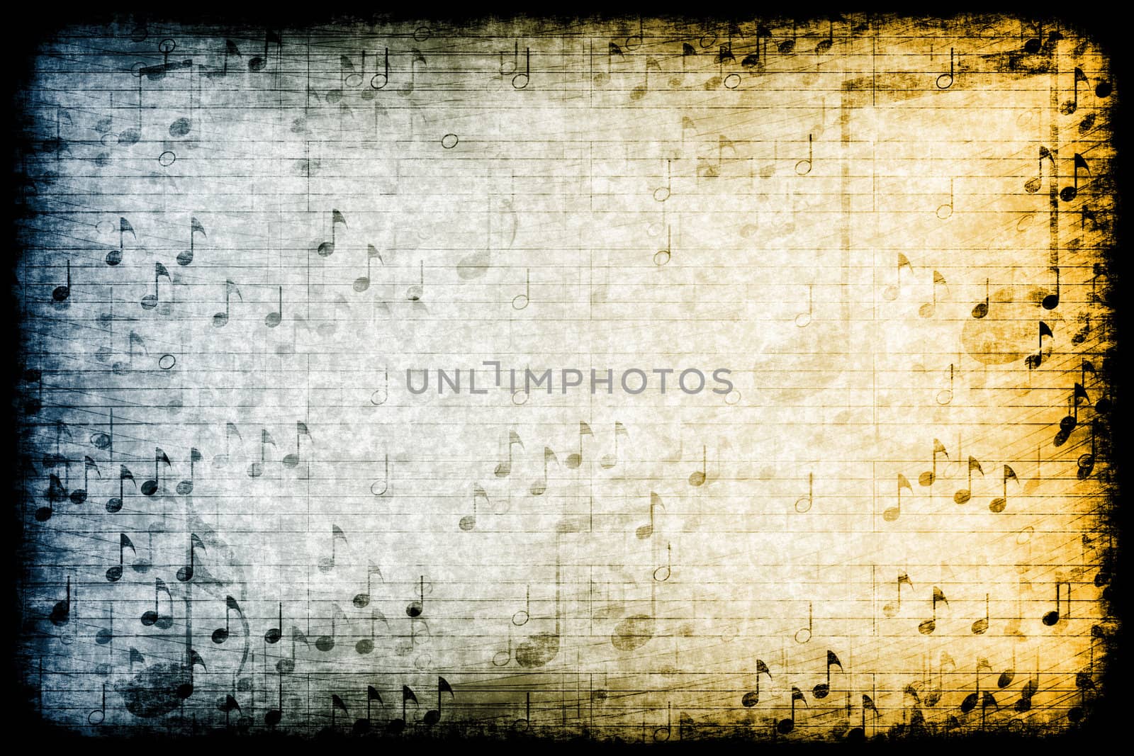 A Music Themed Abstract Grunge Background Texture