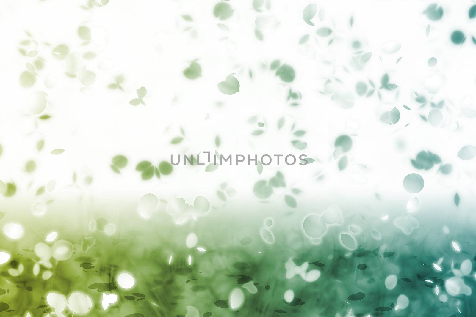 A Nostalgic Sweet Memory Falling Leaf Abstract