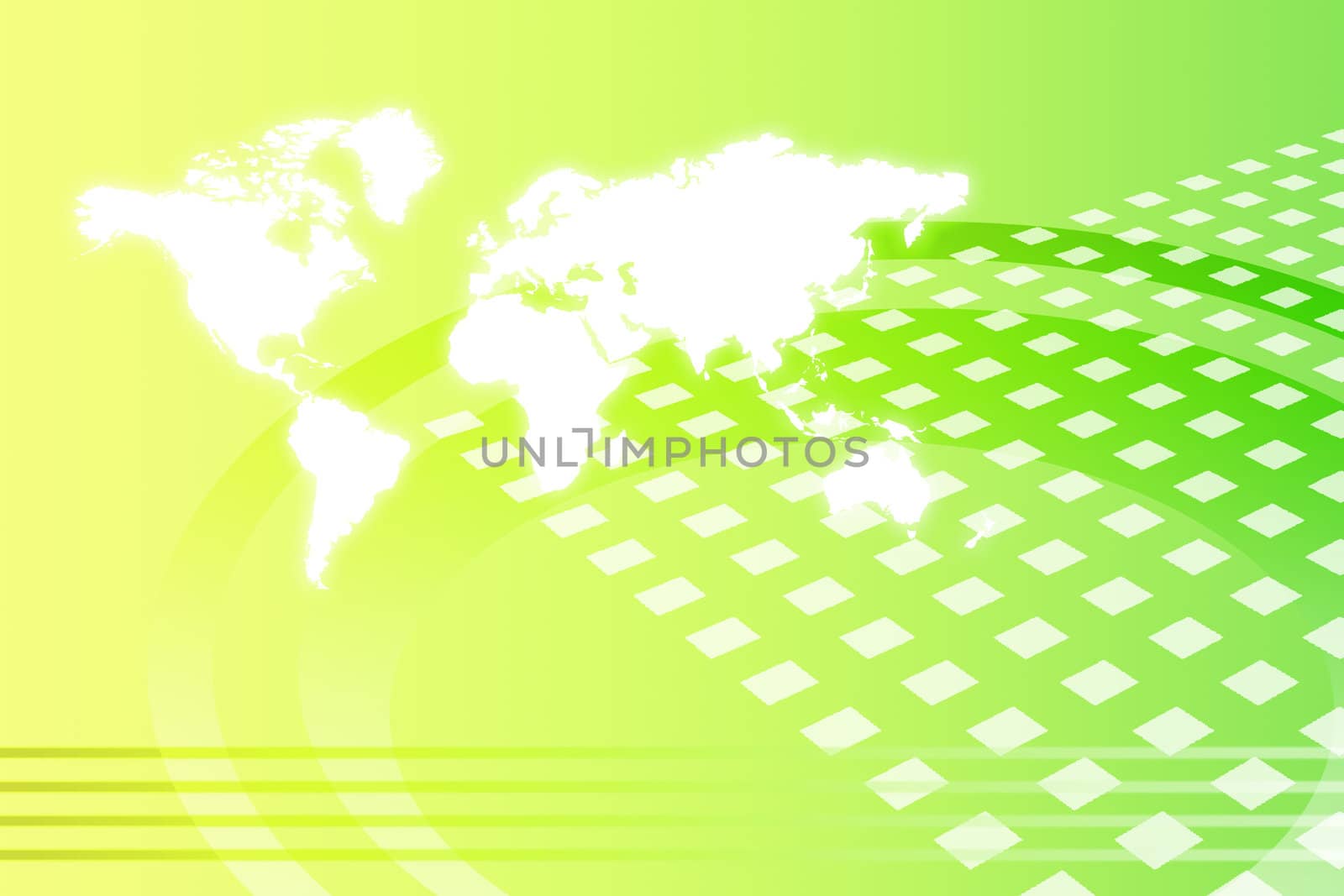 Corporate Worldwide Growth Abstract Background With Map
