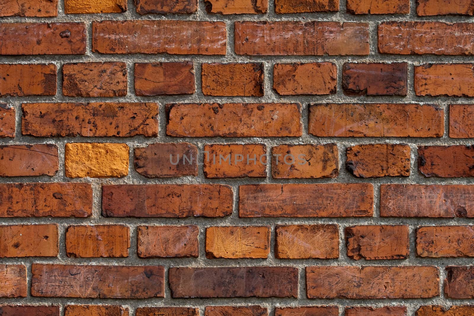 Vintage red brick wall texture
