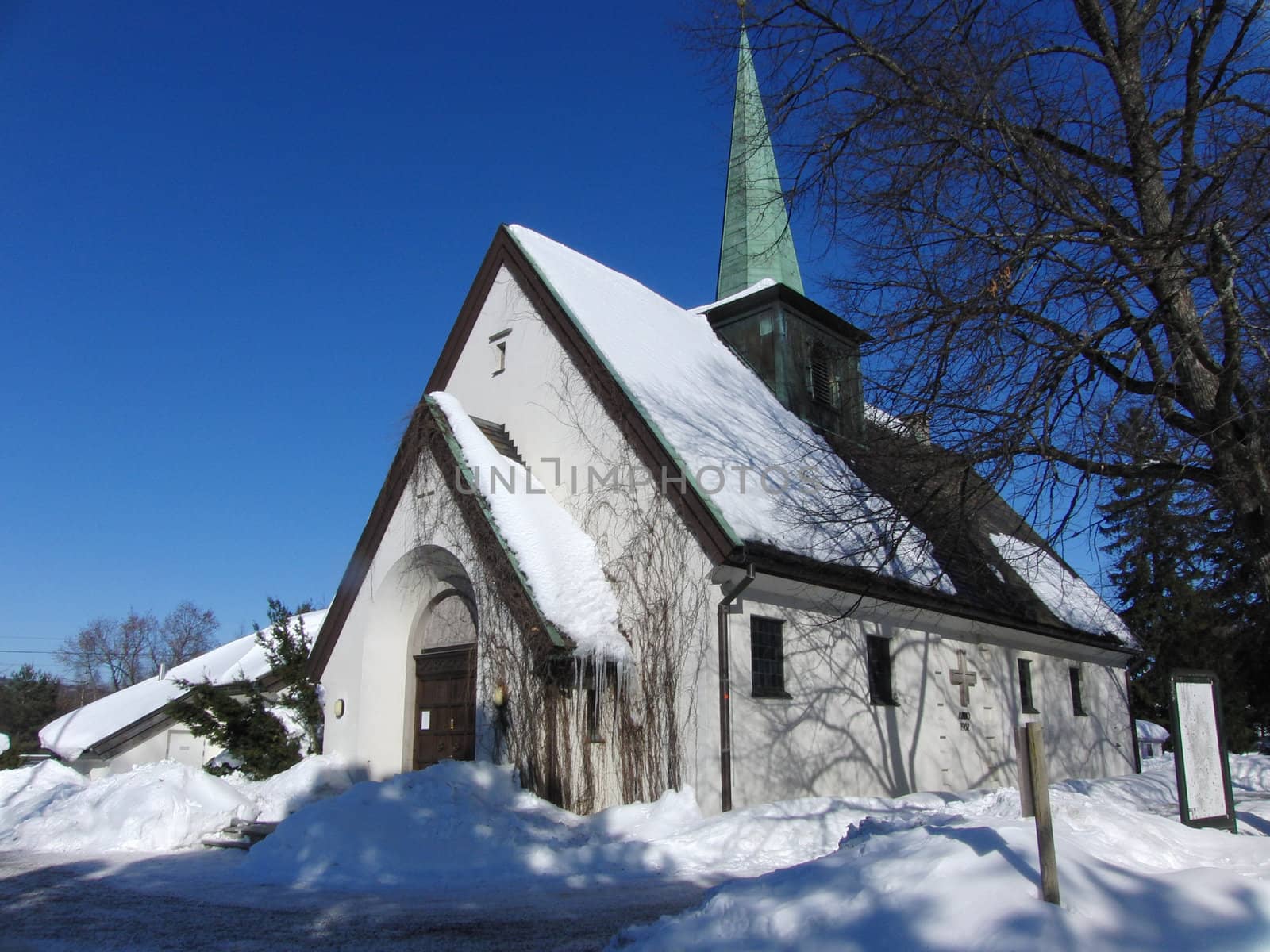 Church in winterweather