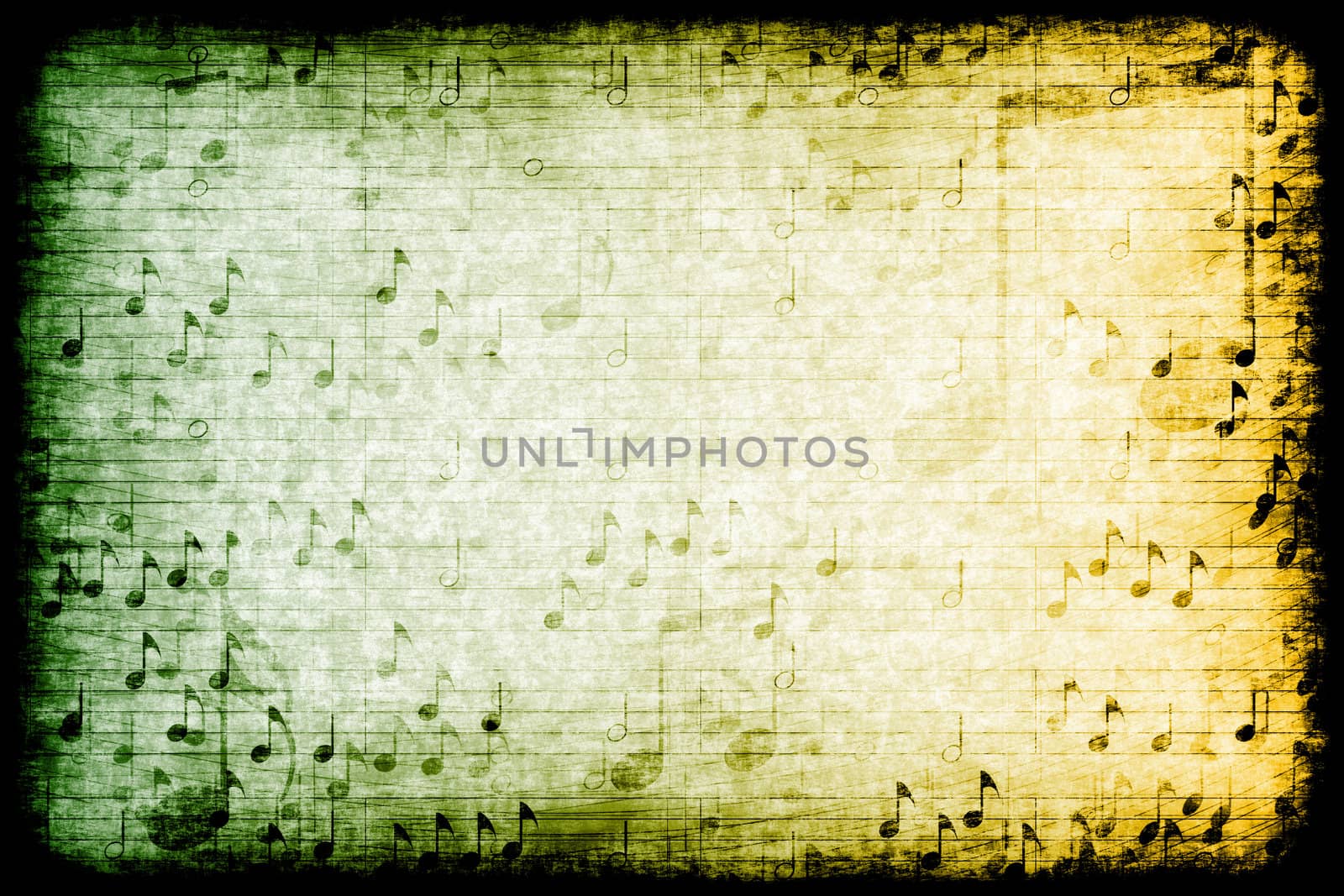A Music Themed Abstract Grunge Background Texture