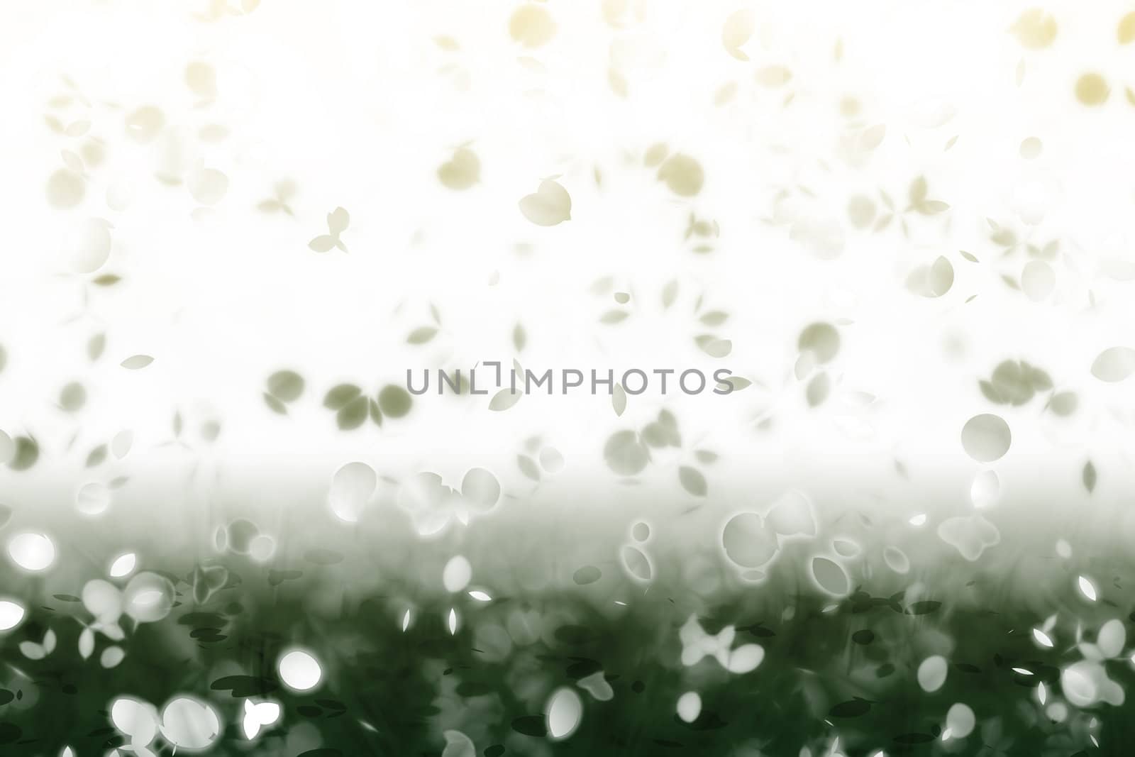 A Nostalgic Sweet Memory Falling Leaf Abstract