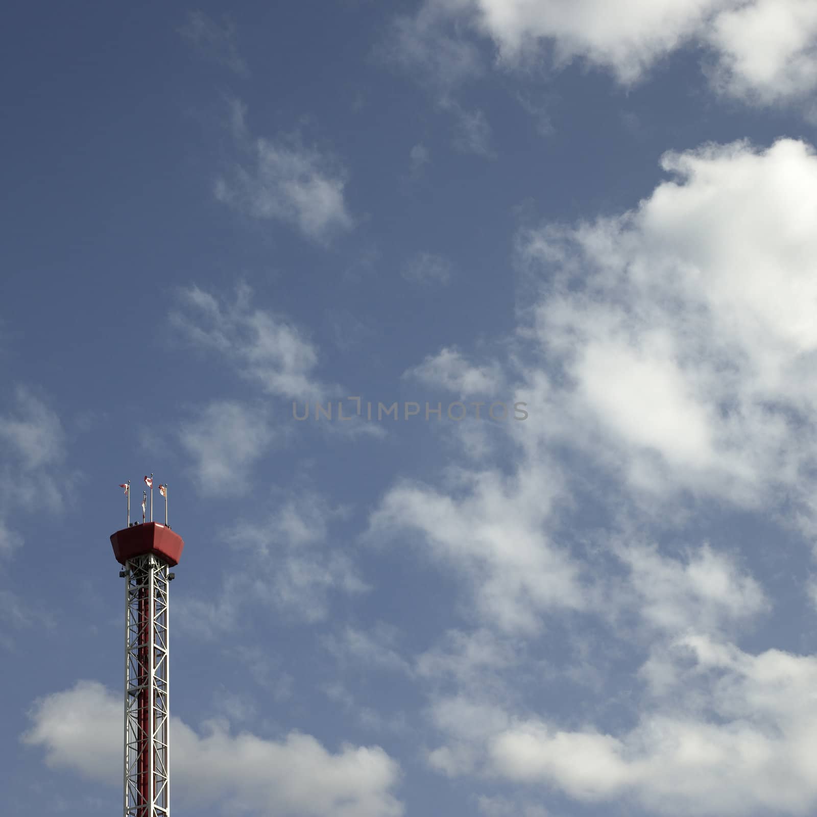 fair ride in the blue sky by mmm