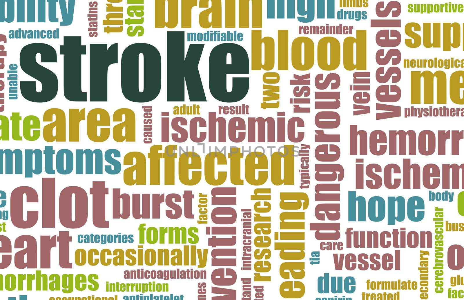 Stroke Medical Concept of Early Warning Signs