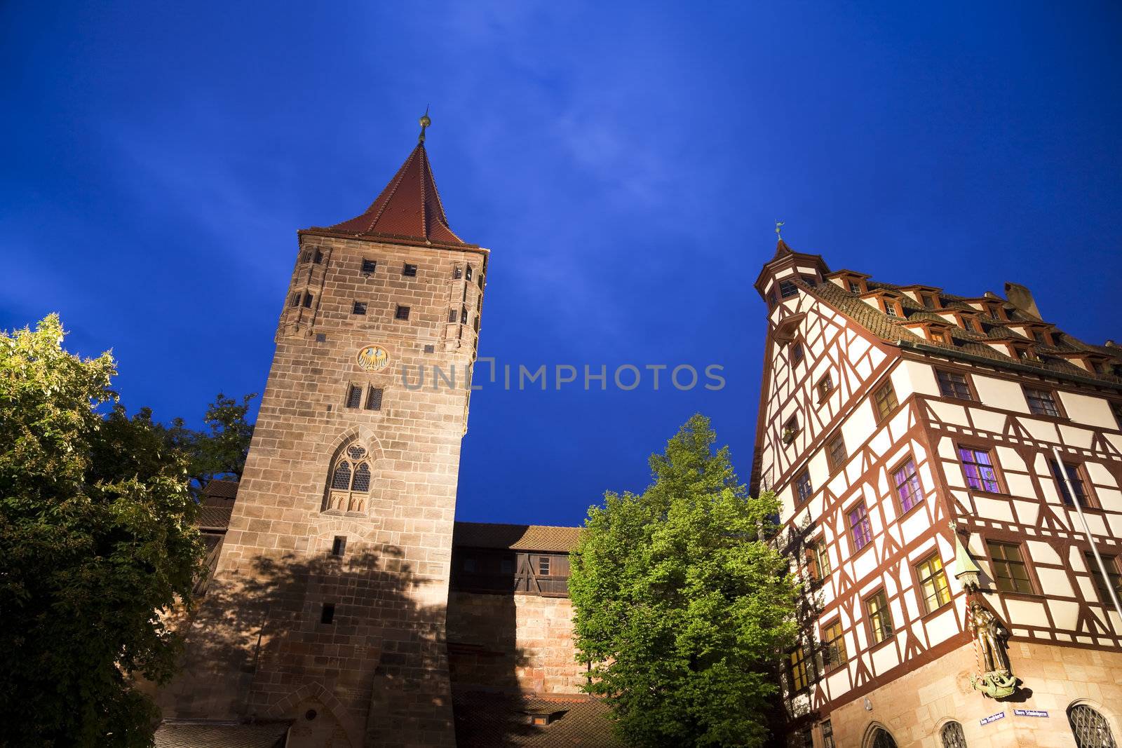 Imperial Castle in Nuremberg (Nürnberg), Germay.