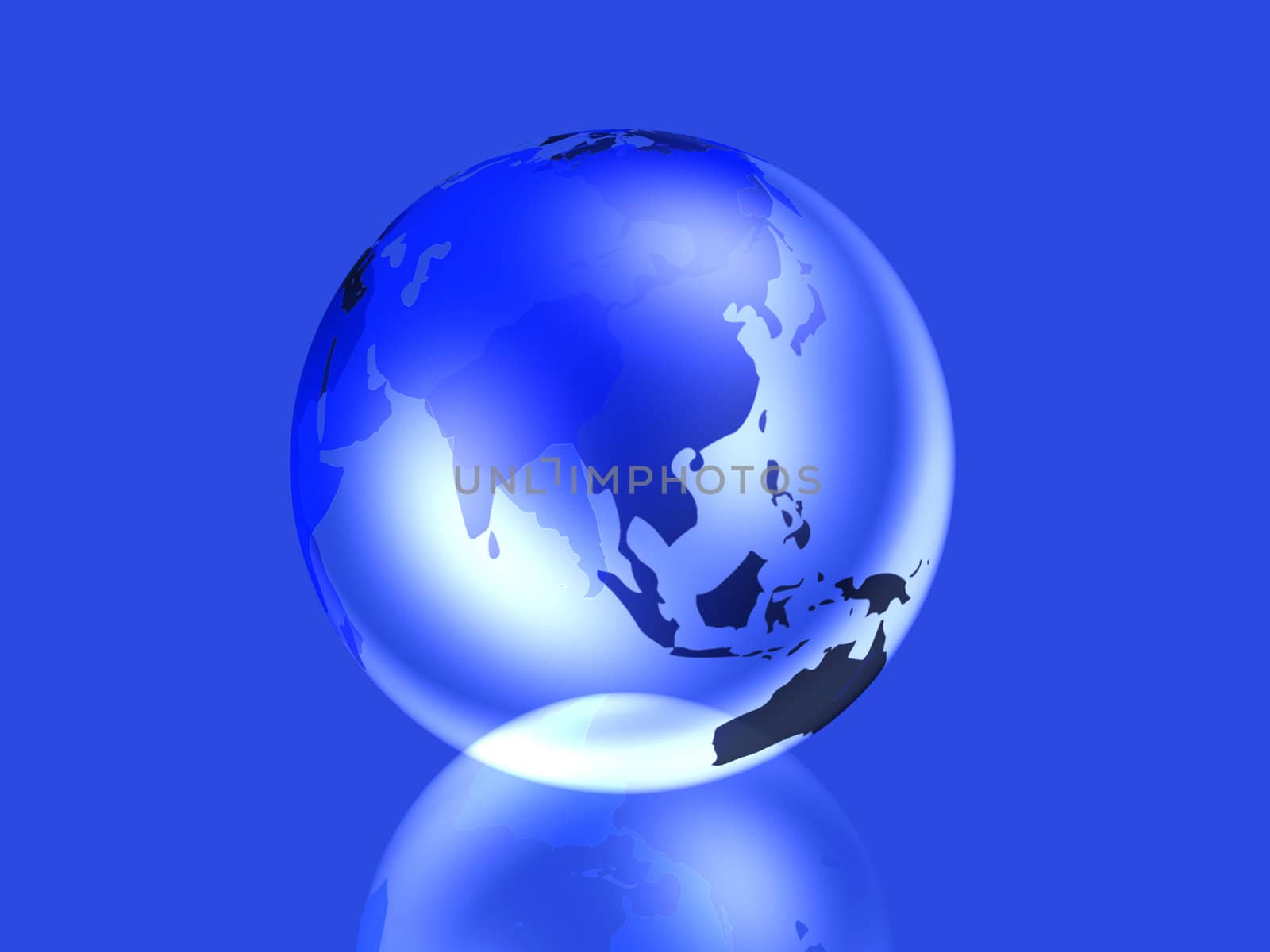 Glassy Globe - Asia by Spectral