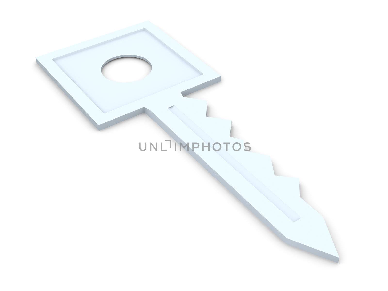 3D Illustration. Isolated on white.